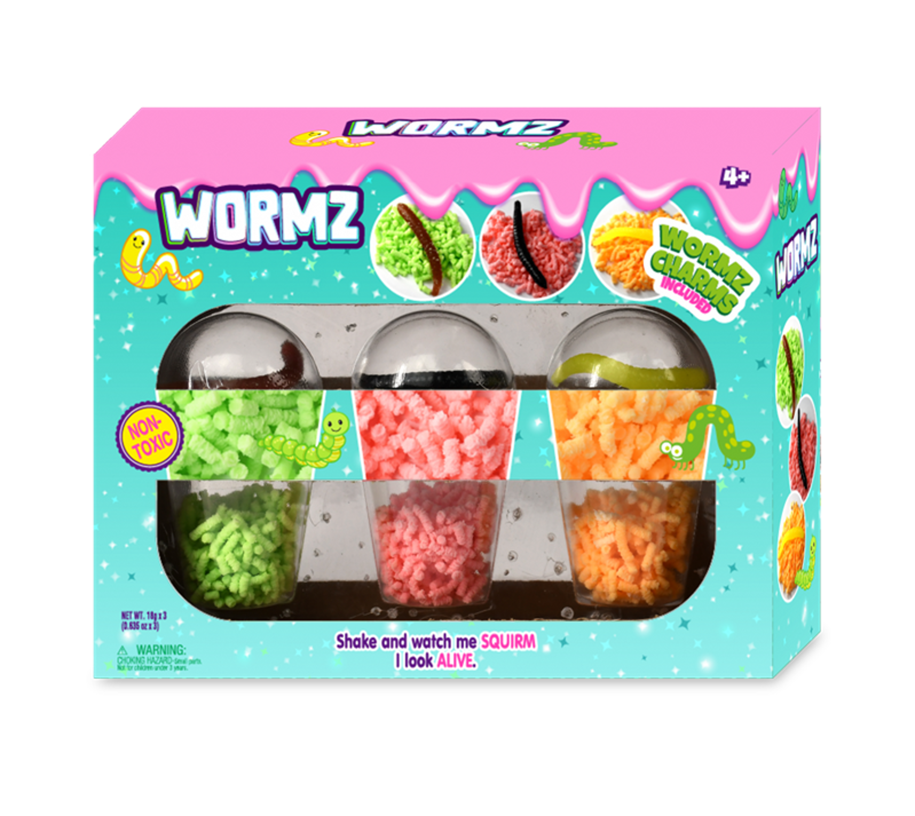 WORMZ 60G 3 Asst In Box