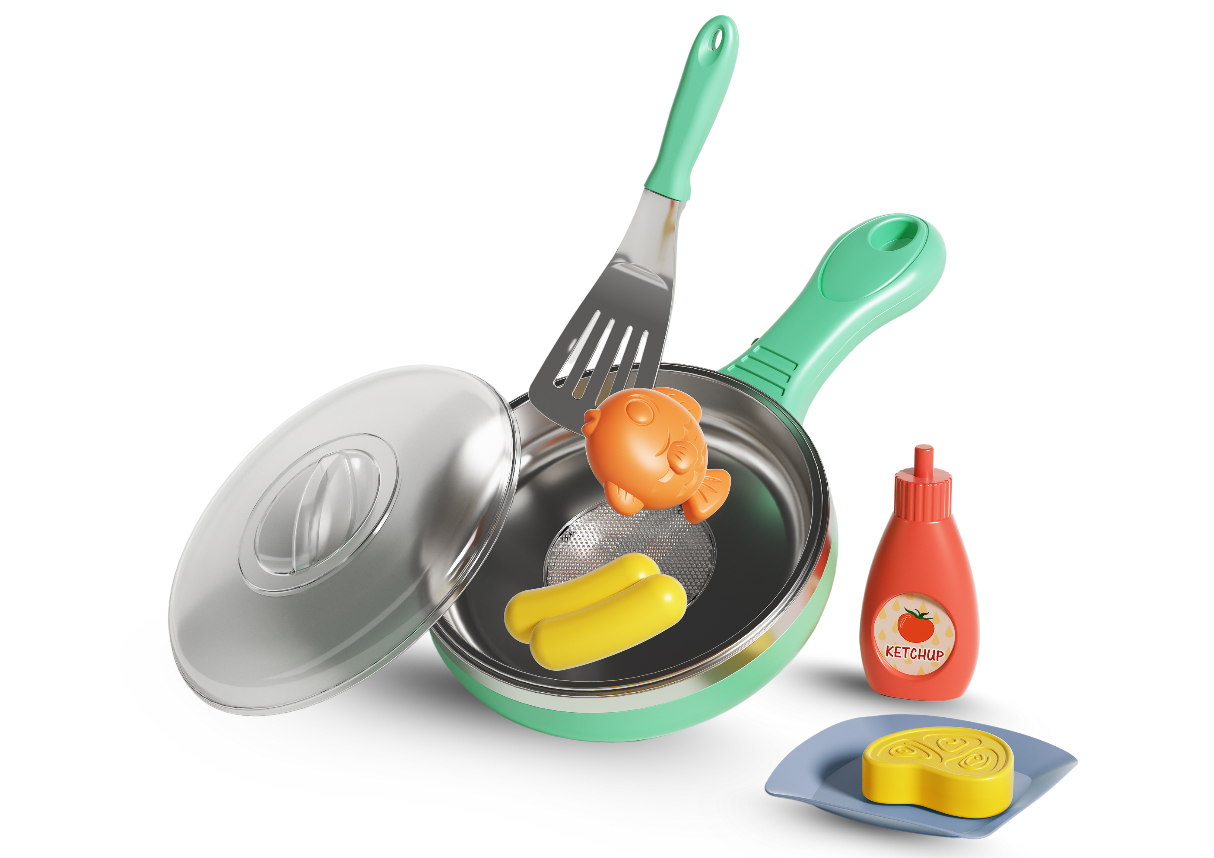 *40% OFF! Magic Kitchen Colour Change Frying Pan Set