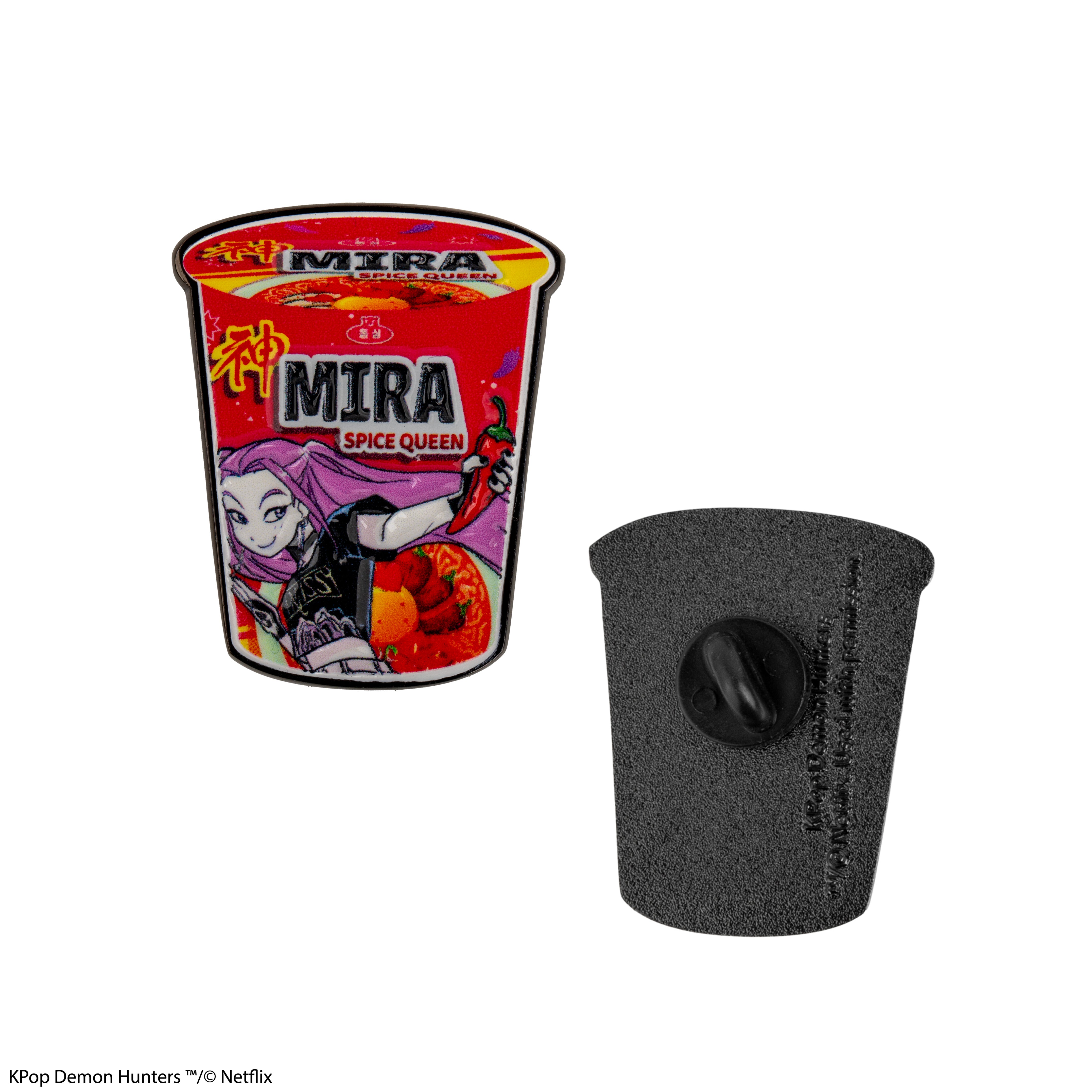 K-Pop Demon Hunters Mira Speice Queen Noodles Pin