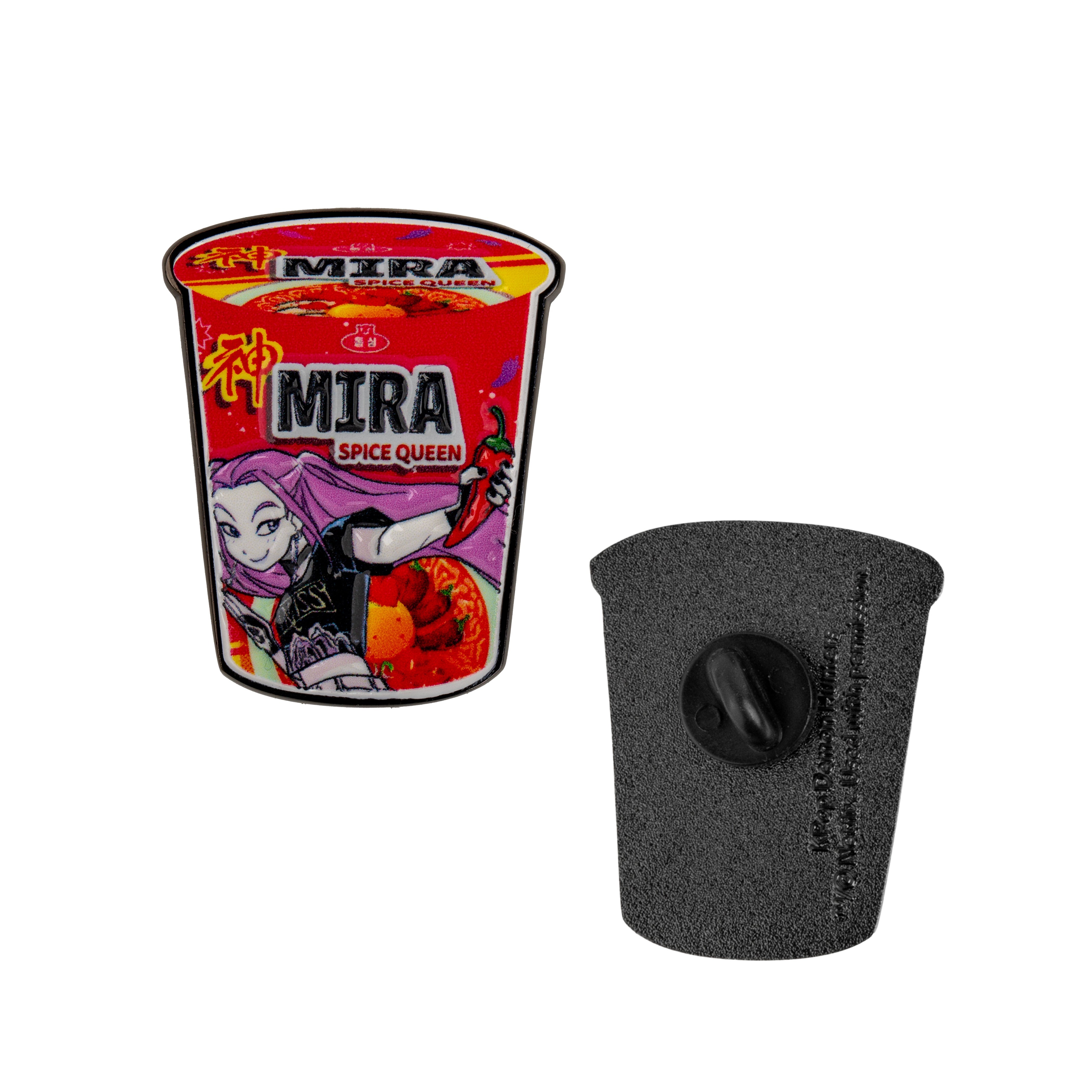 K-Pop Demon Hunters Mira Speice Queen Noodles Pin