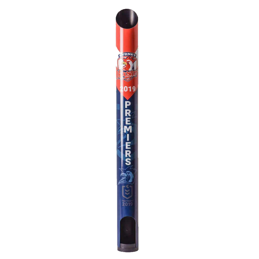 PERSONALISED SYDNEY ROOSTERS NRL PREMIERS 2019 STUBBY HOLDER DISPENSER