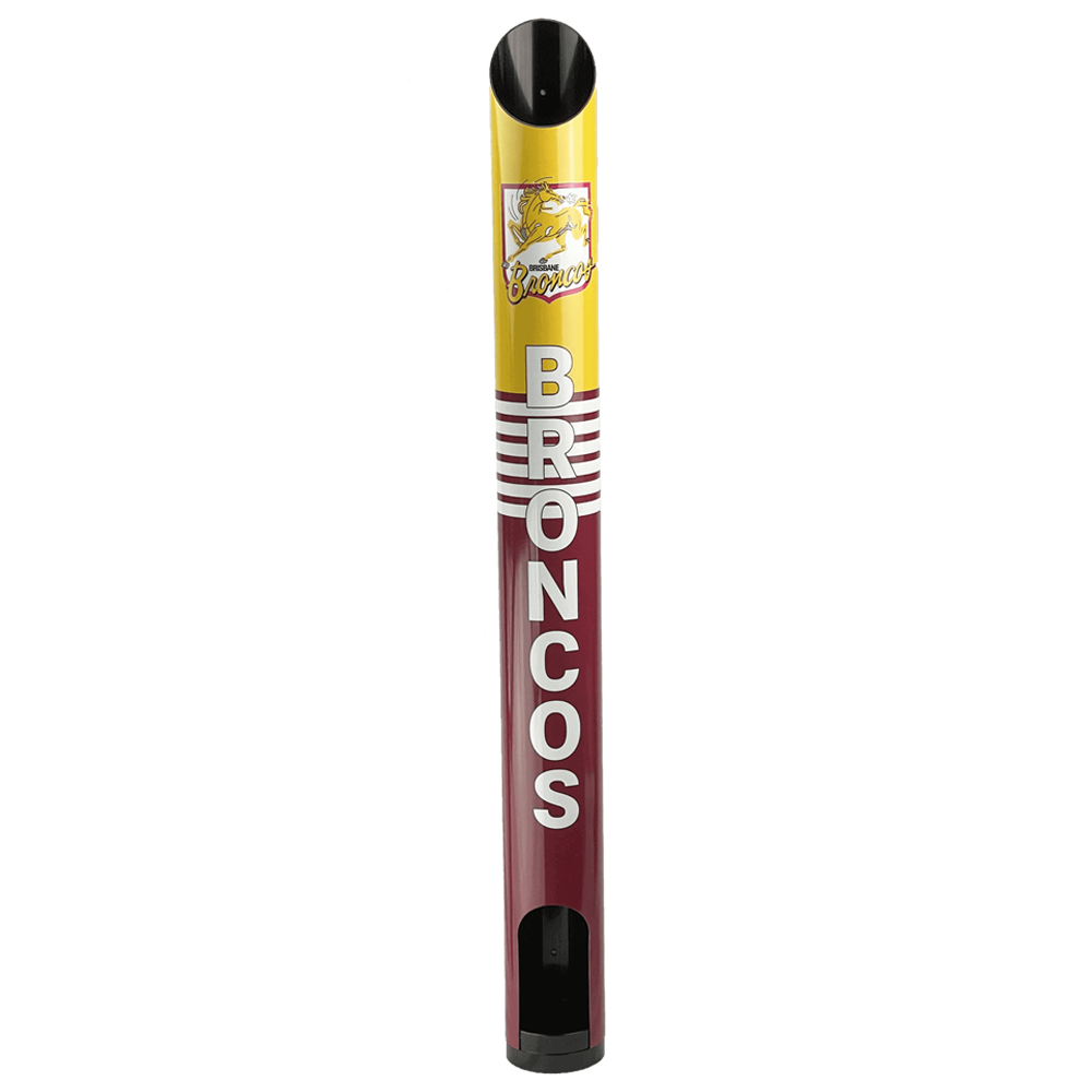 RETRO BRISBANE BRONCOS NRL STUBBY HOLDER DISPENSER