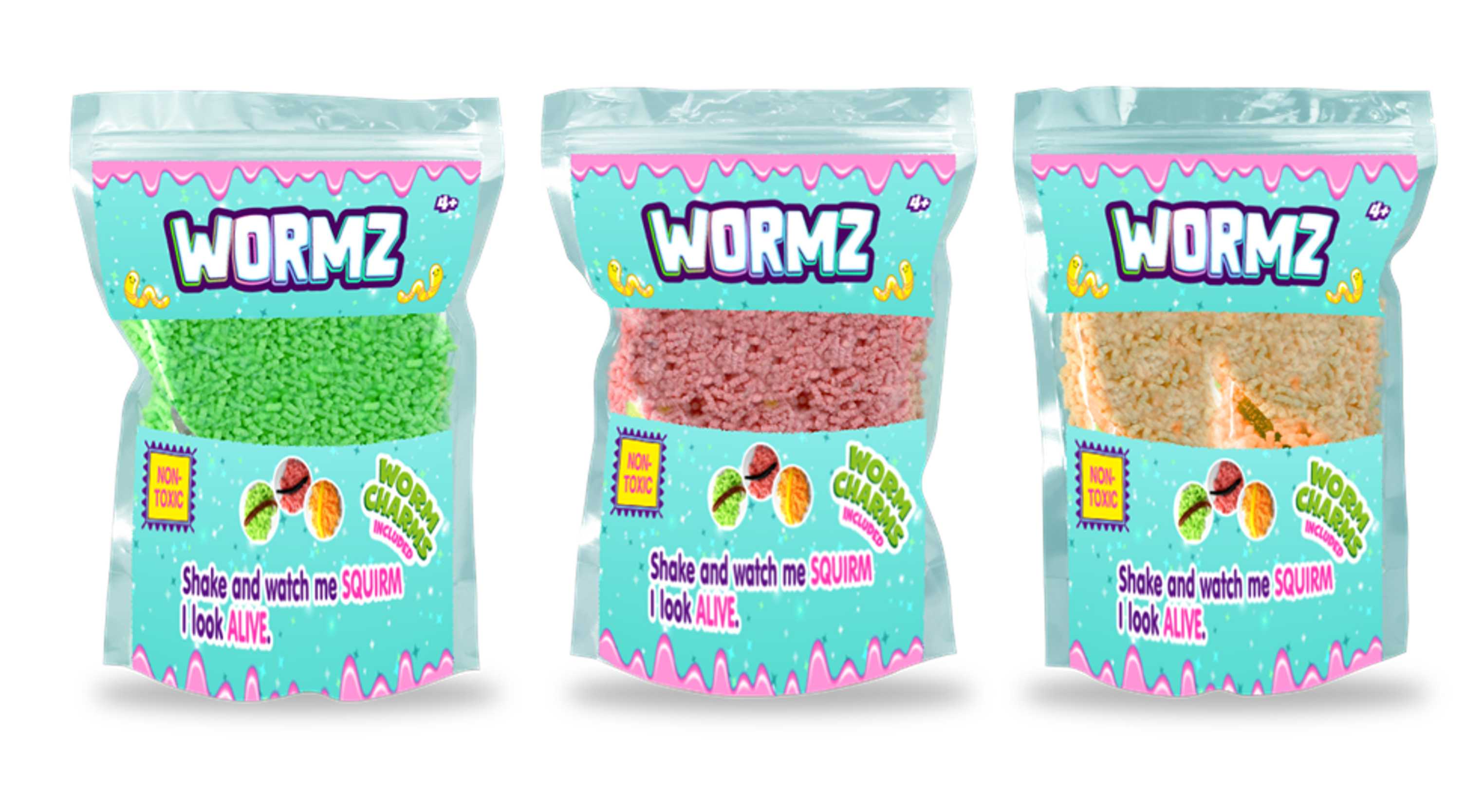WORMZ in a Bag - 3 Asst