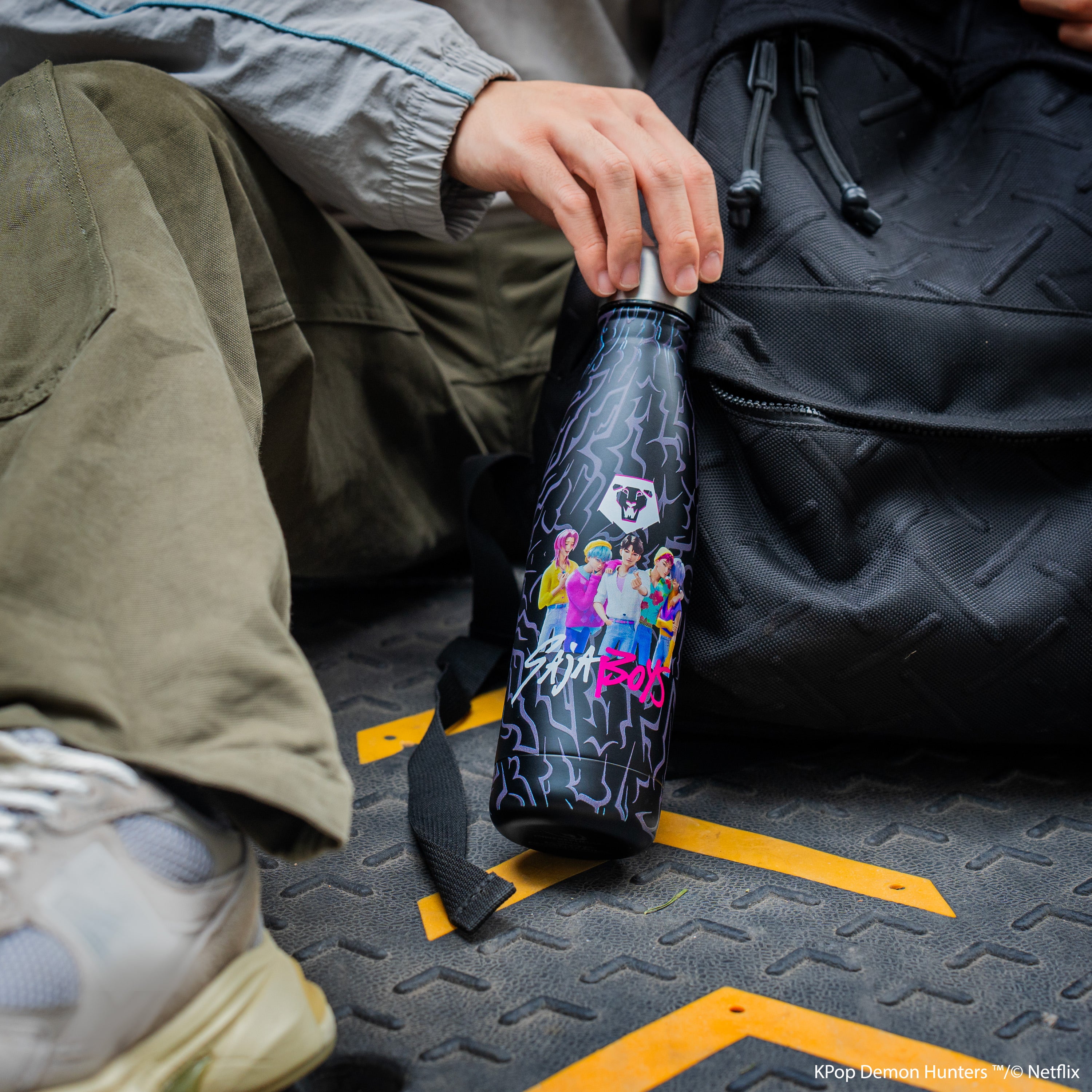 K-Pop Demon Hunters Saja Boys Water Bottle