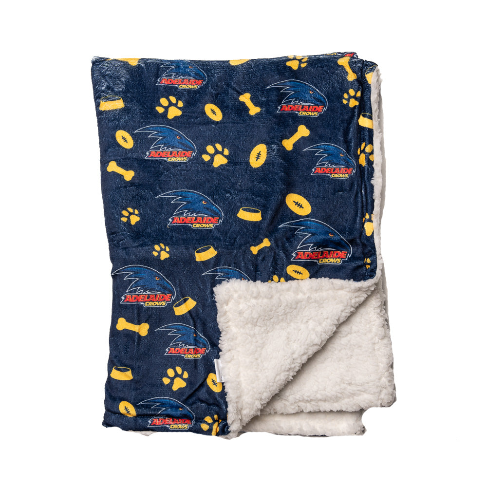 Adelaide Crows AFL Dog Blanket