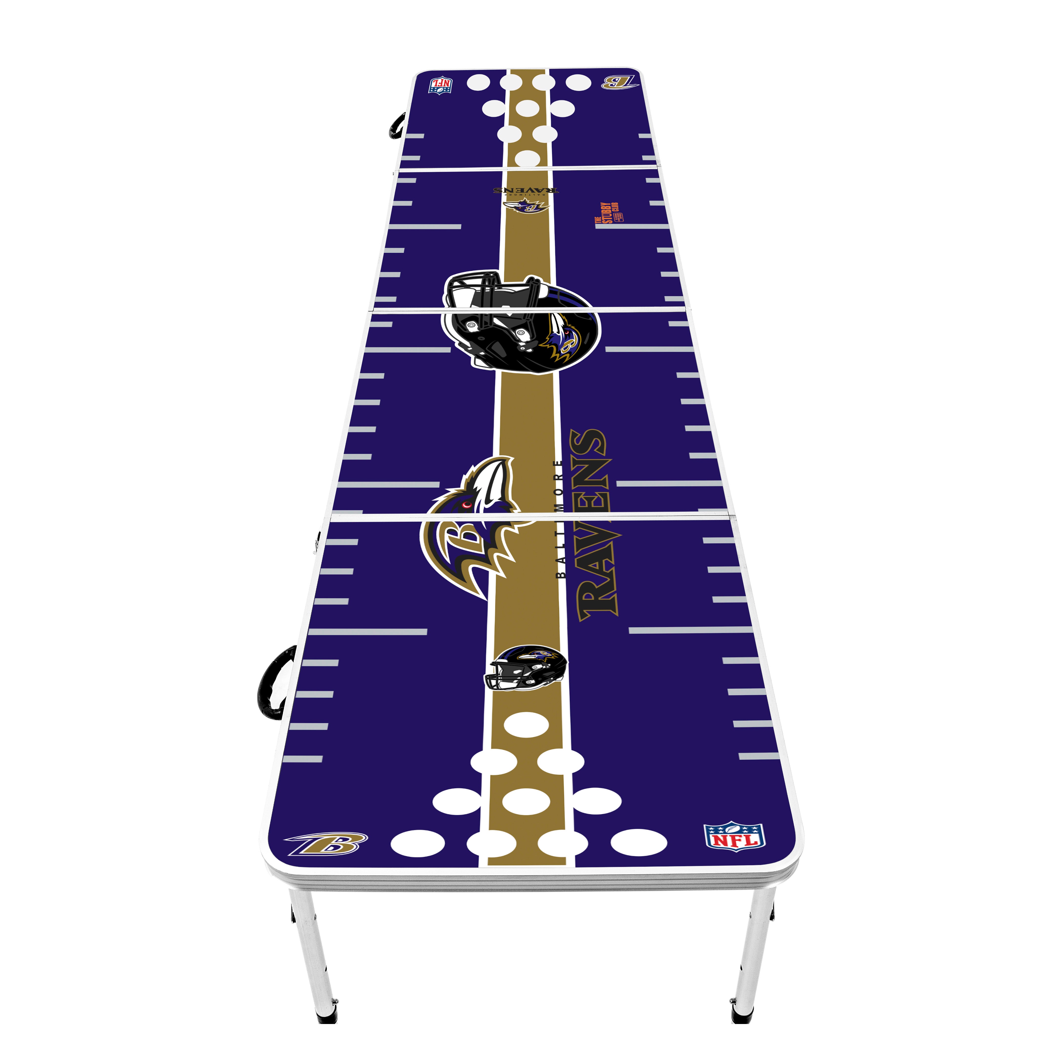 Baltimore Ravens NFL Beer Pong Table