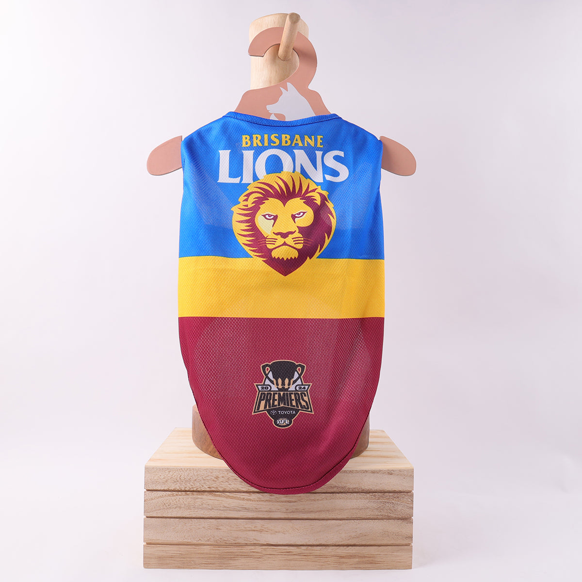Brisbane Lions AFL Premiers 2024 Dog Jersey XS-XL
