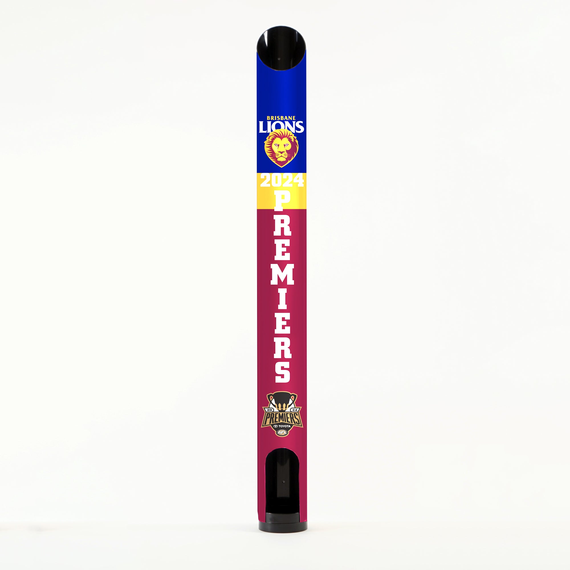 Brisbane Lions 2024 Premiers AFL Stubby Holder Dispenser