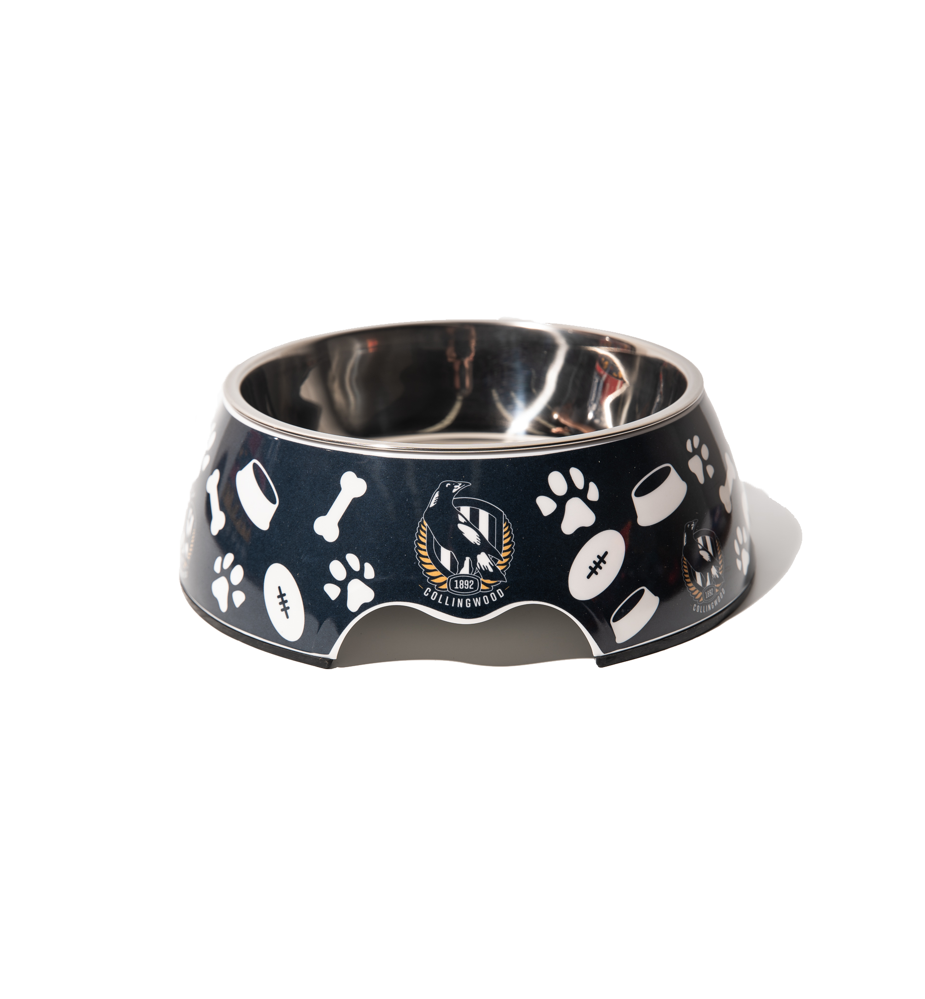 Collingwood Magpies AFL Dog Bowl