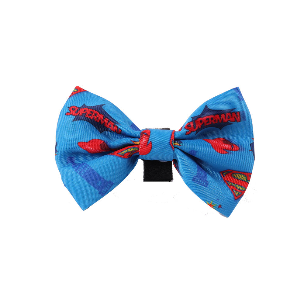 Superman Dog Bowtie