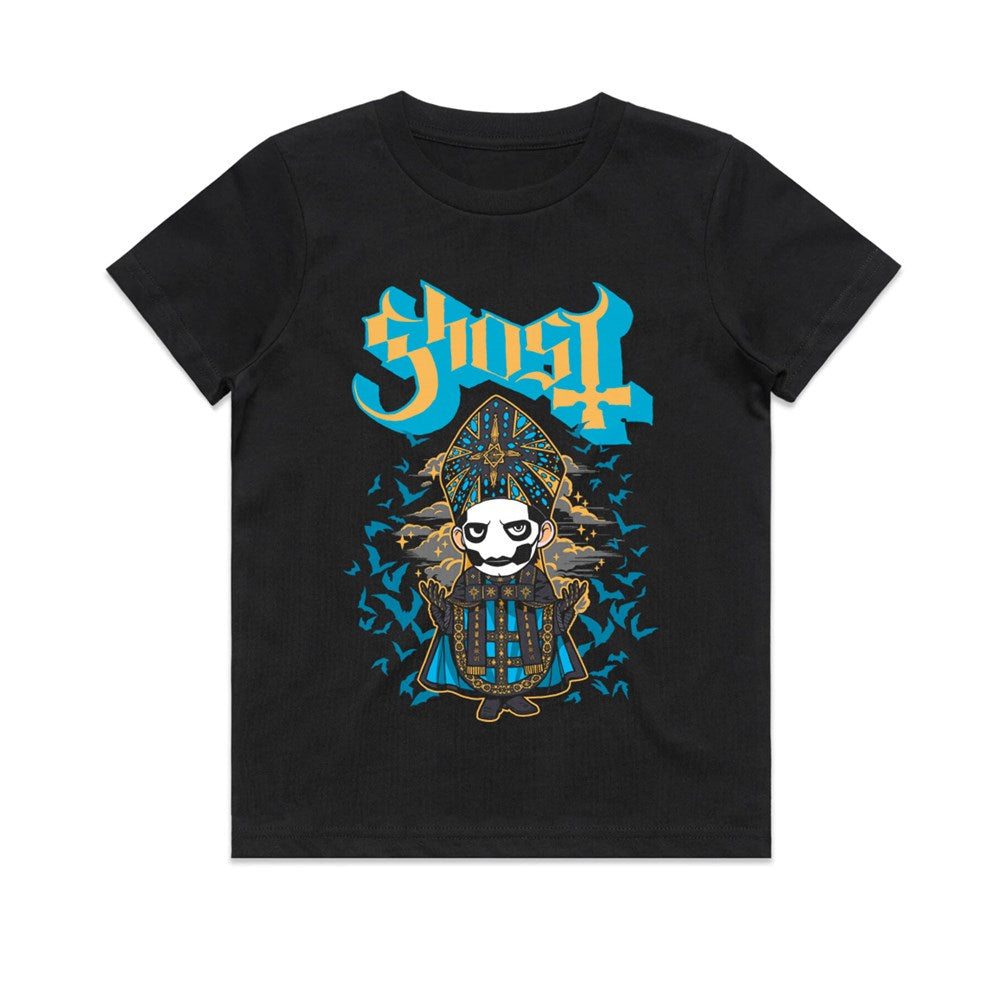 Ghost - Cutie Vitruvian - Kids Black T-shirt
