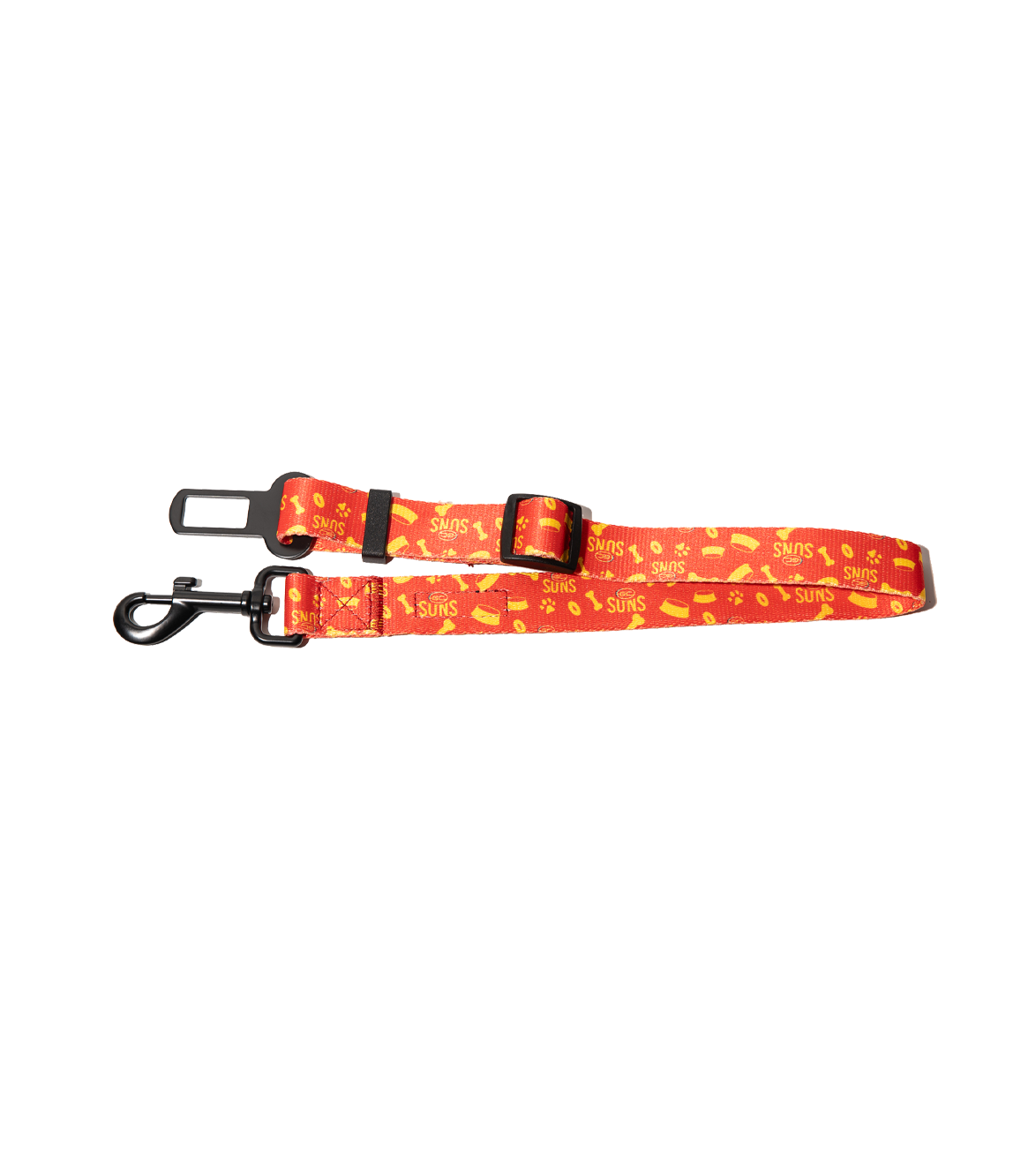 Gold Coast Suns AFL Dog Car Safety Belt