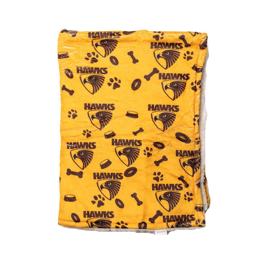 Hawthorn Hawks AFL Dog Blanket
