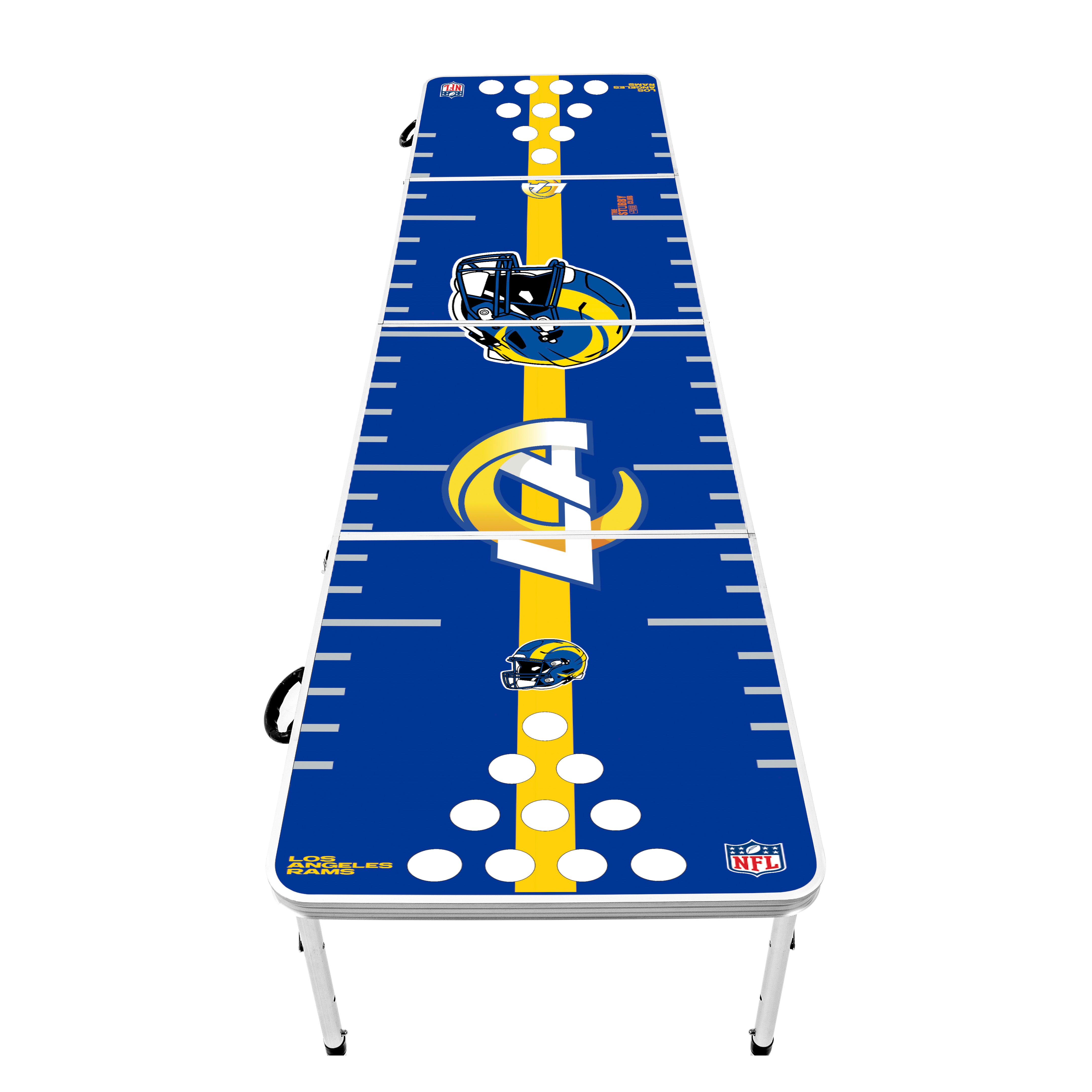 Los Angeles Rams NFL Beer Pong Table