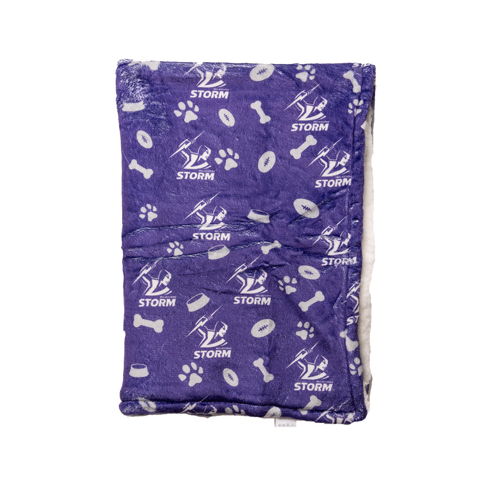 Melbourne Storm NRL Dog Blanket