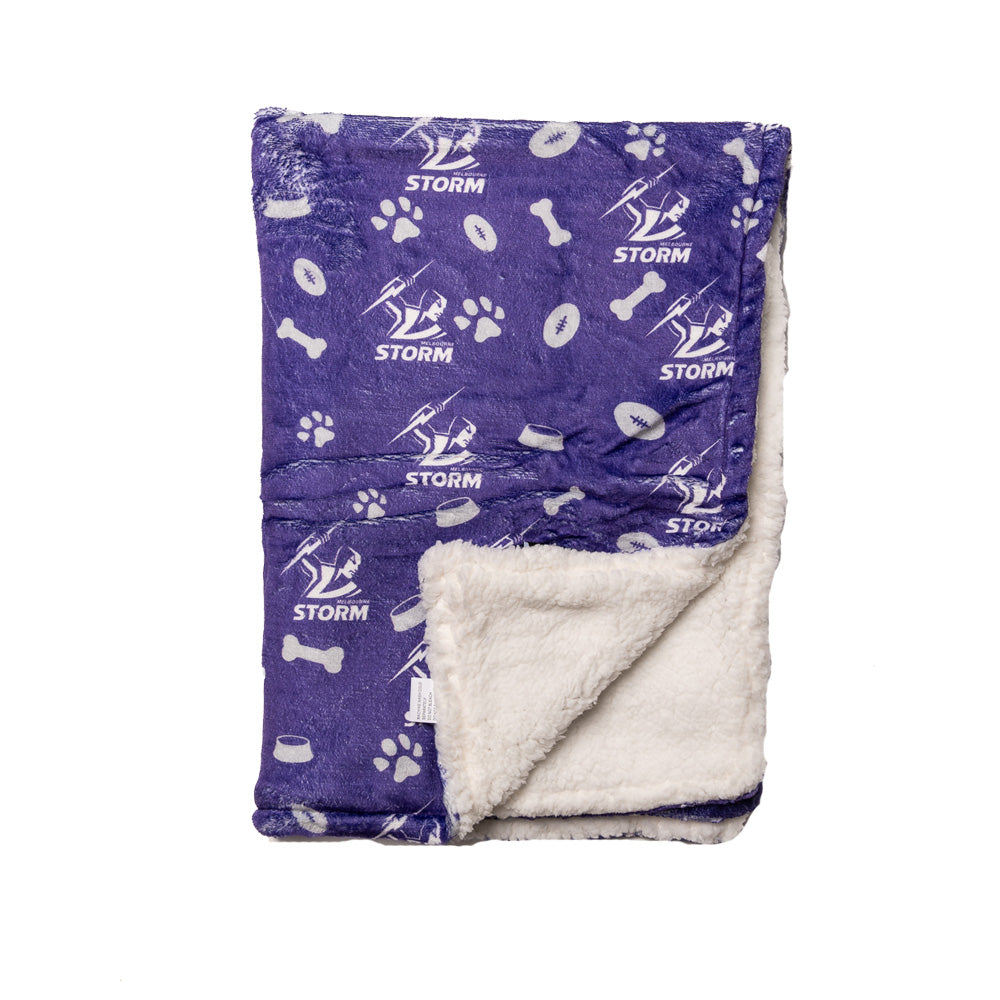 Melbourne Storm NRL Dog Blanket