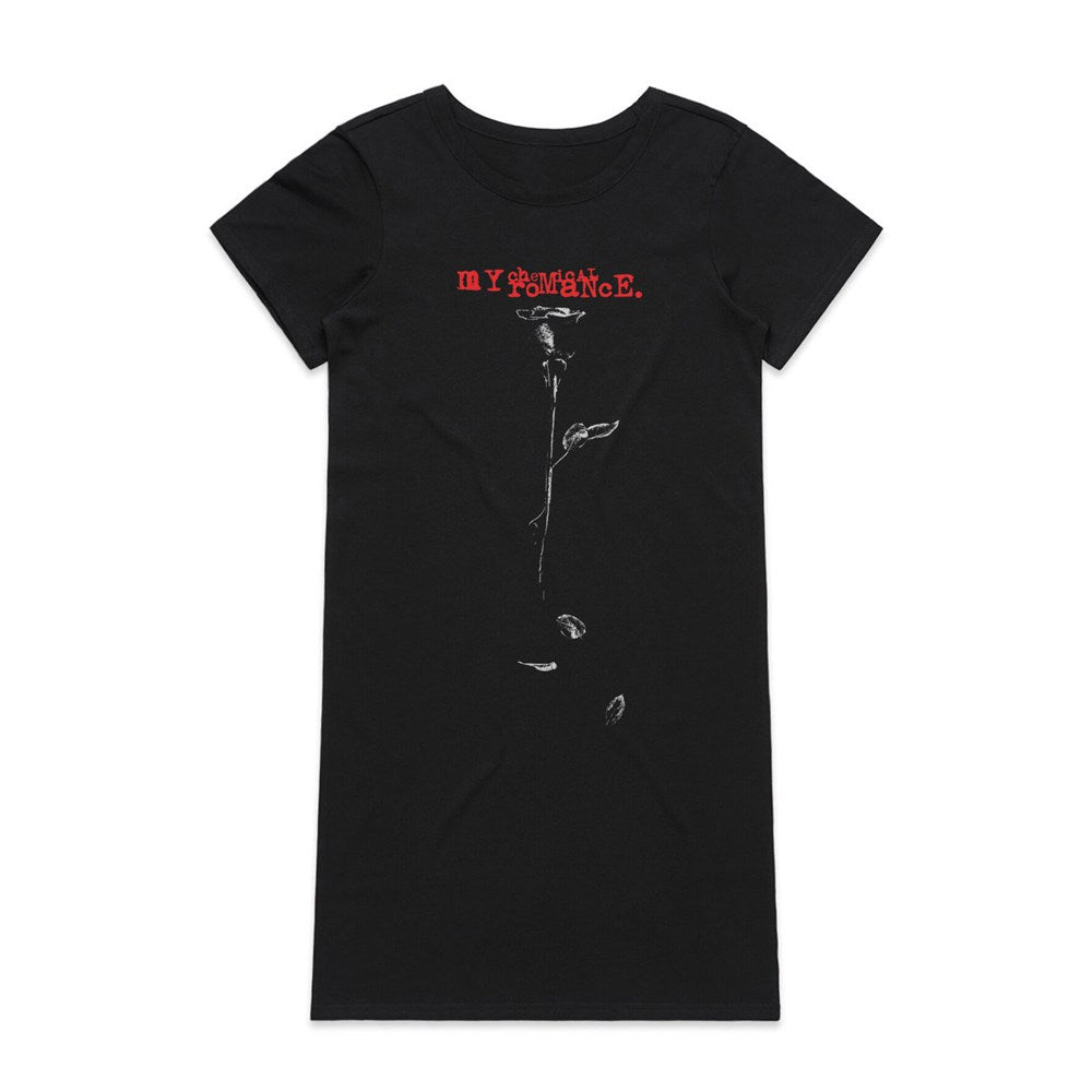 My Chemical Romance - Dying Rose - Womens Black Dress