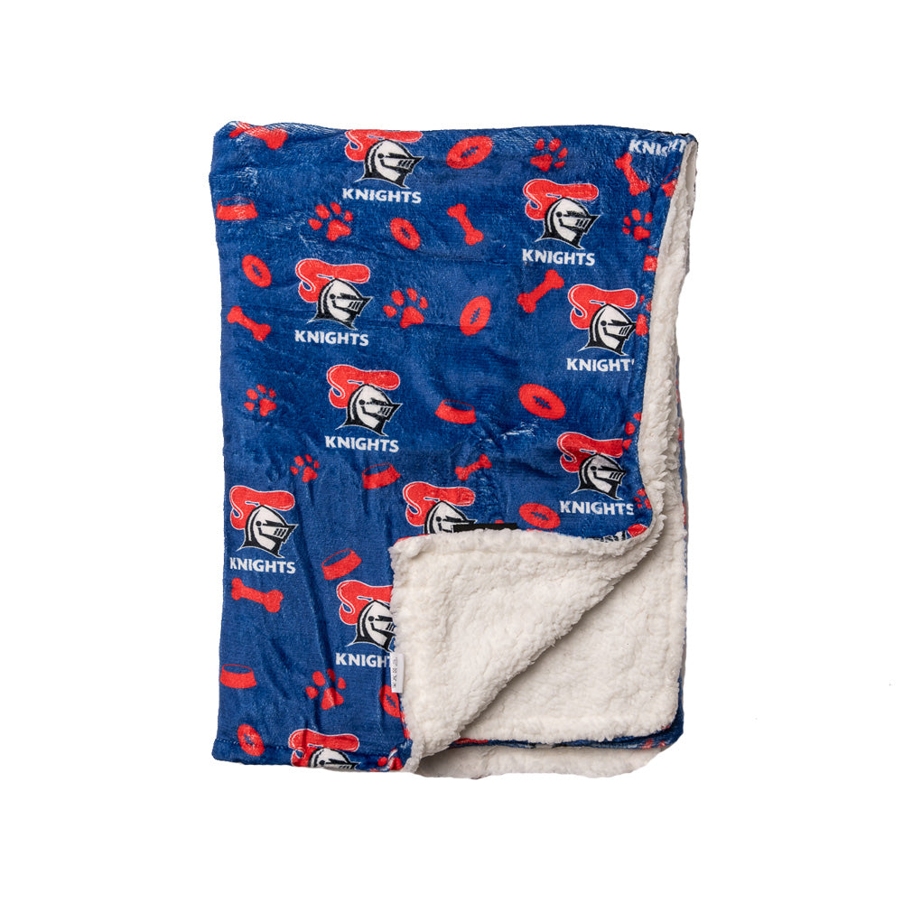 Newcastle Knights NRL Dog Blanket