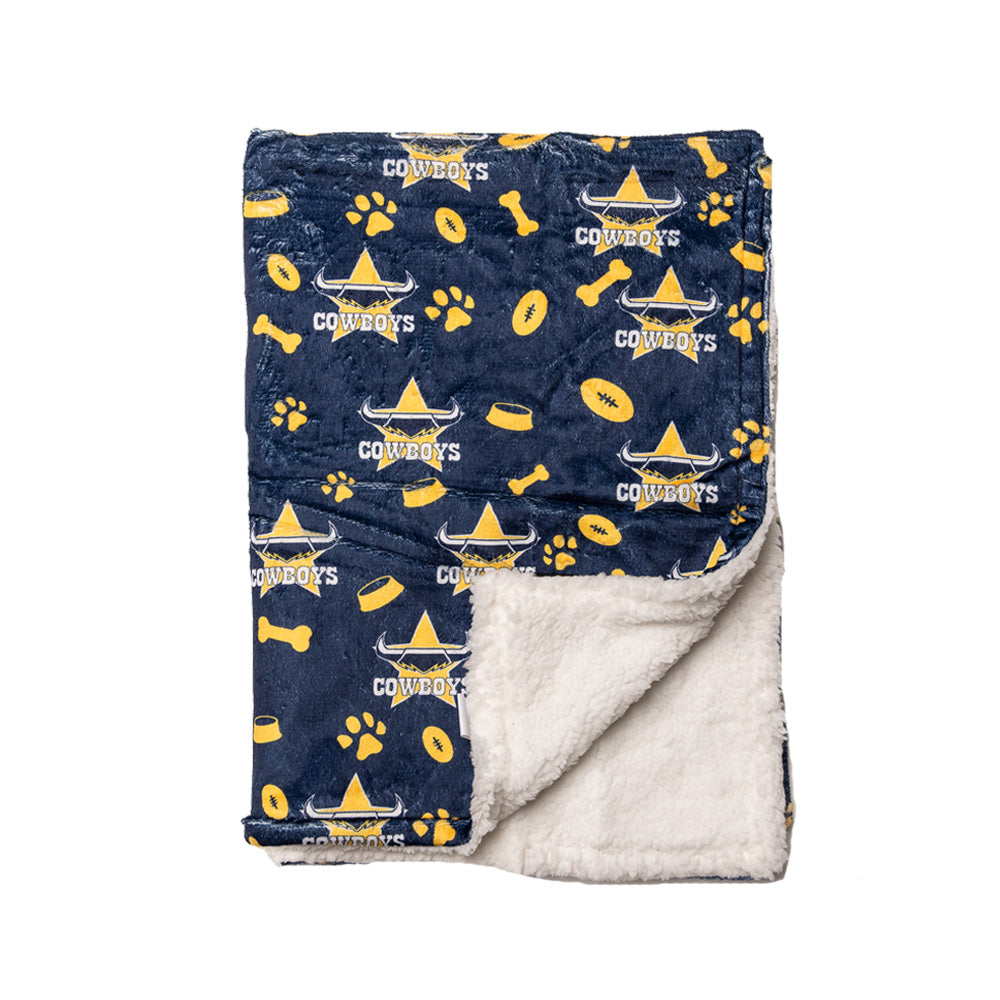 North Queensland Cowboys NRL Dog Blanket
