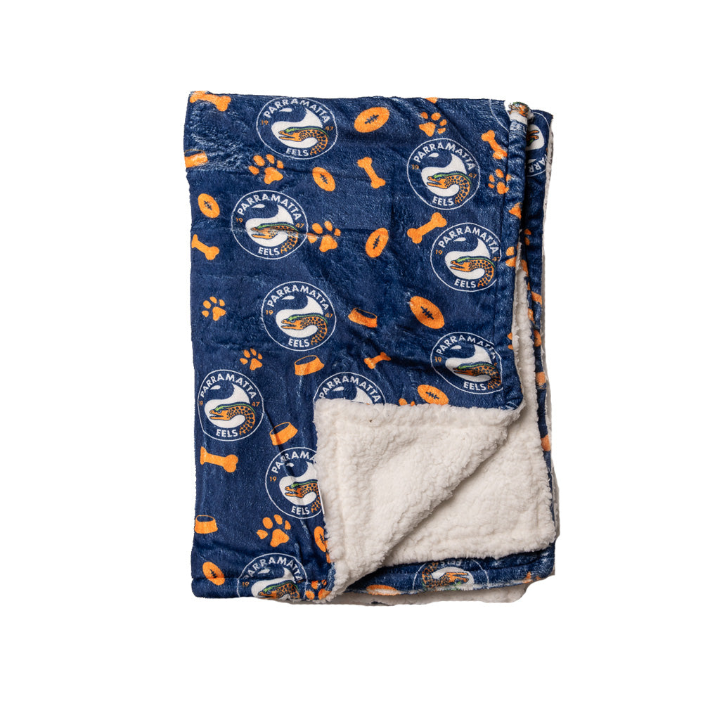 Parramatta Eels NRL Dog Blanket