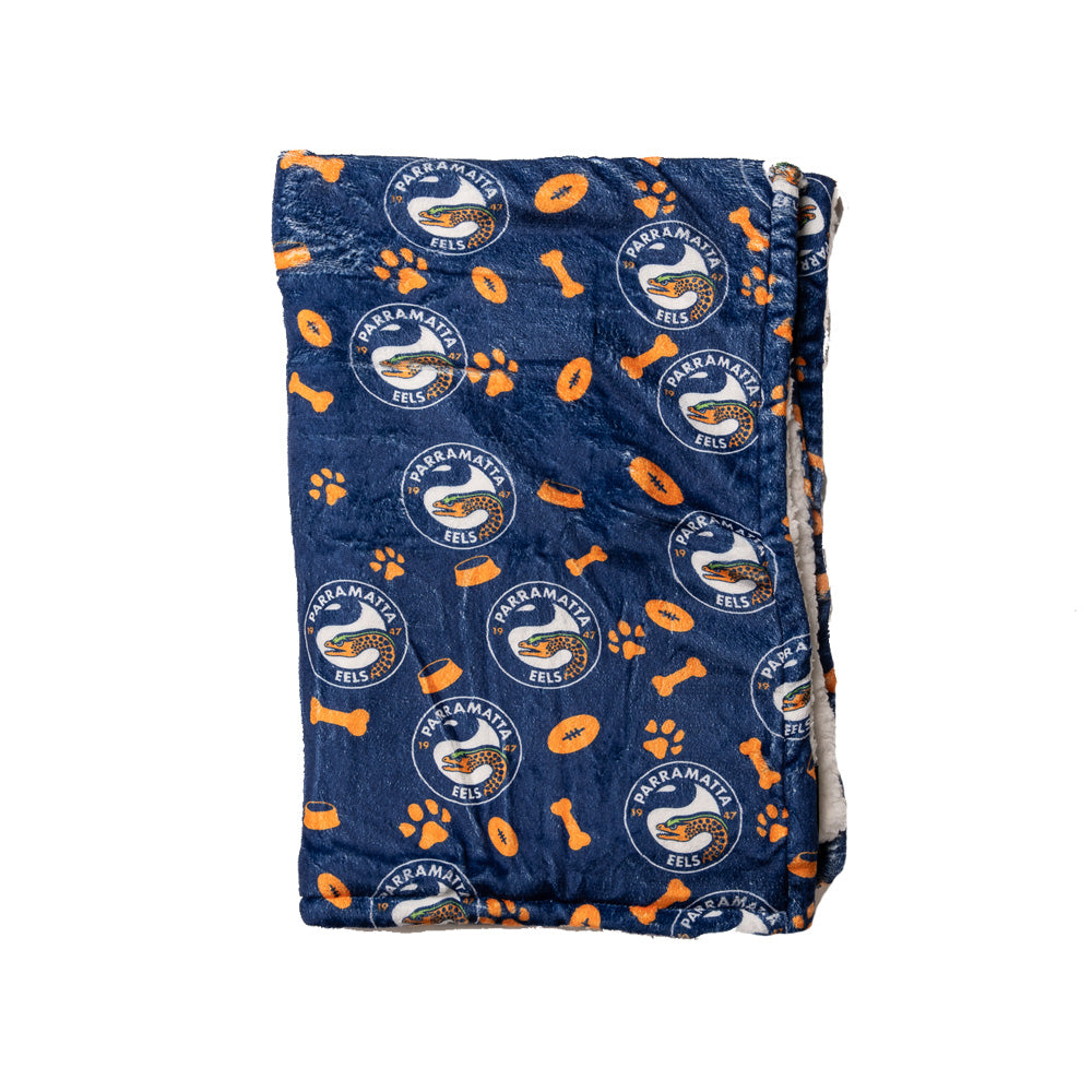 Parramatta Eels NRL Dog Blanket