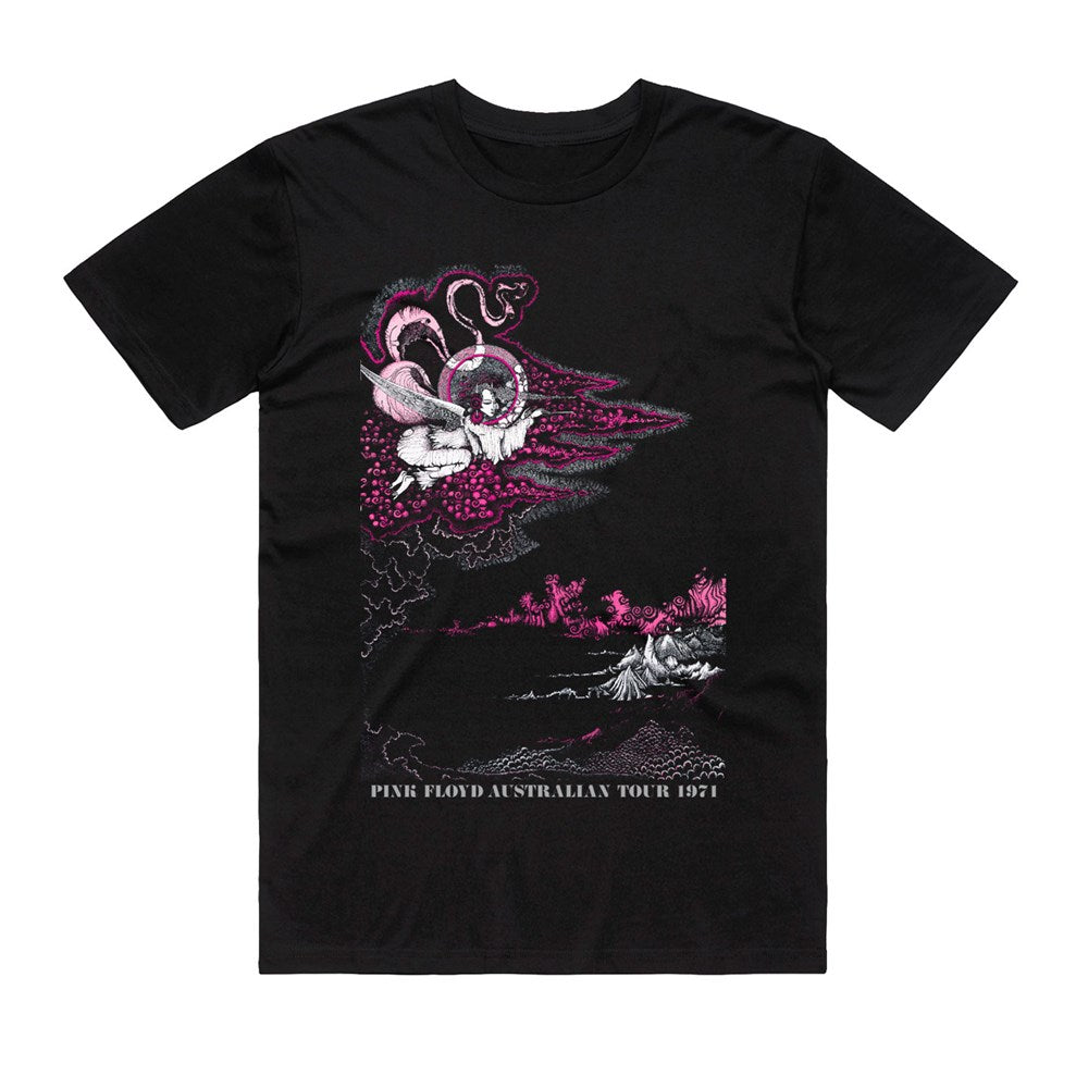 Pink Floyd - Australian Tour 1971 - Black T-shirt