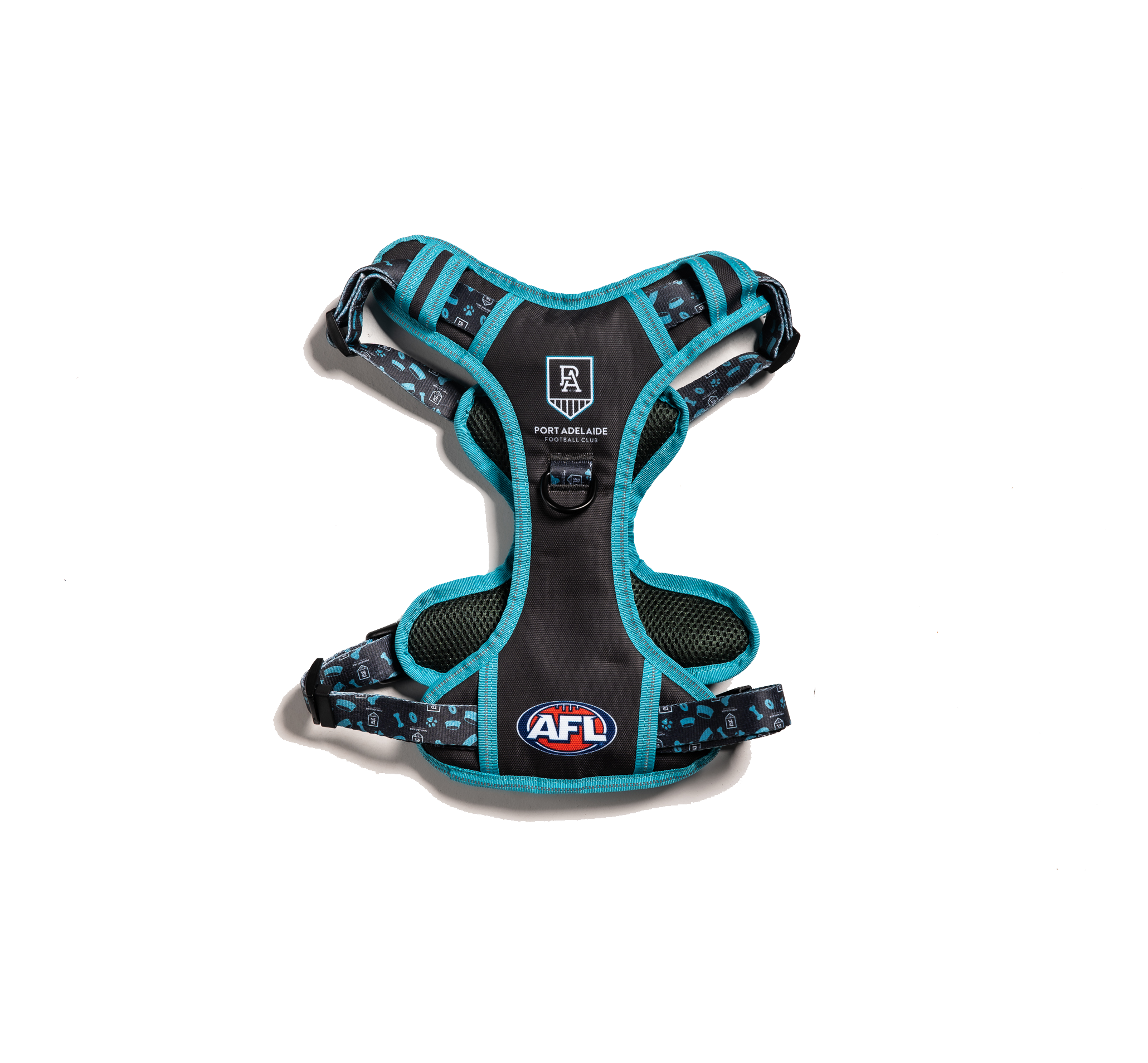 Port Adelaide Power AFL Dog Harness XS-XL