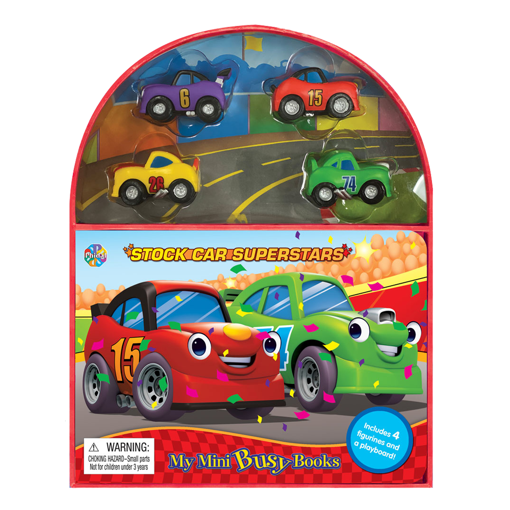 RACE CARS MINI BUSY BOOK