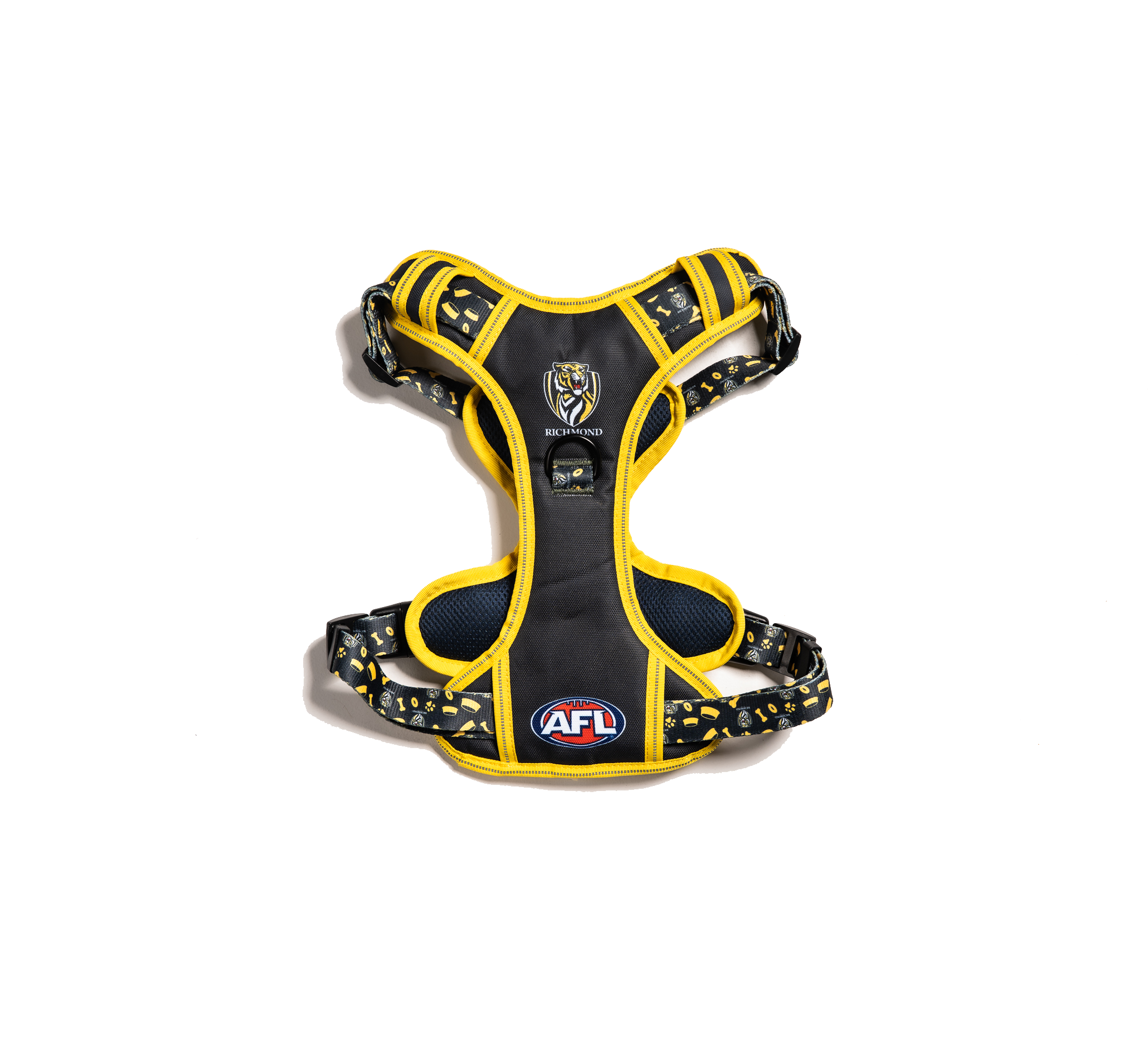 Richmond Tigers AFL Dog Harness XS-XL