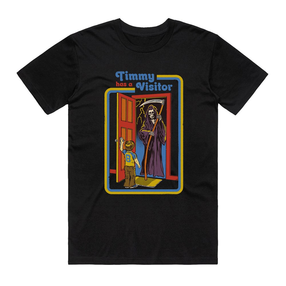 Steven Rhodes - Timmy has a Visitor - Black T-shirt