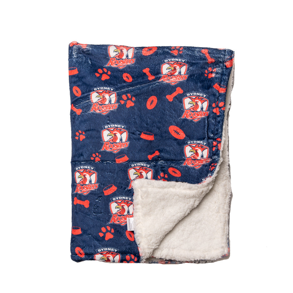 Sydney Roosters NRL Dog Blanket