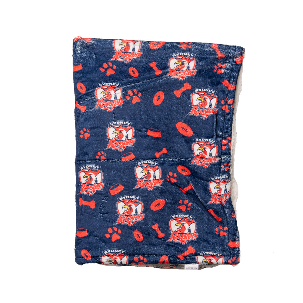 Sydney Roosters NRL Dog Blanket