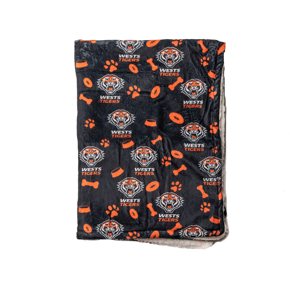 Wests Tigers NRL Dog Blanket