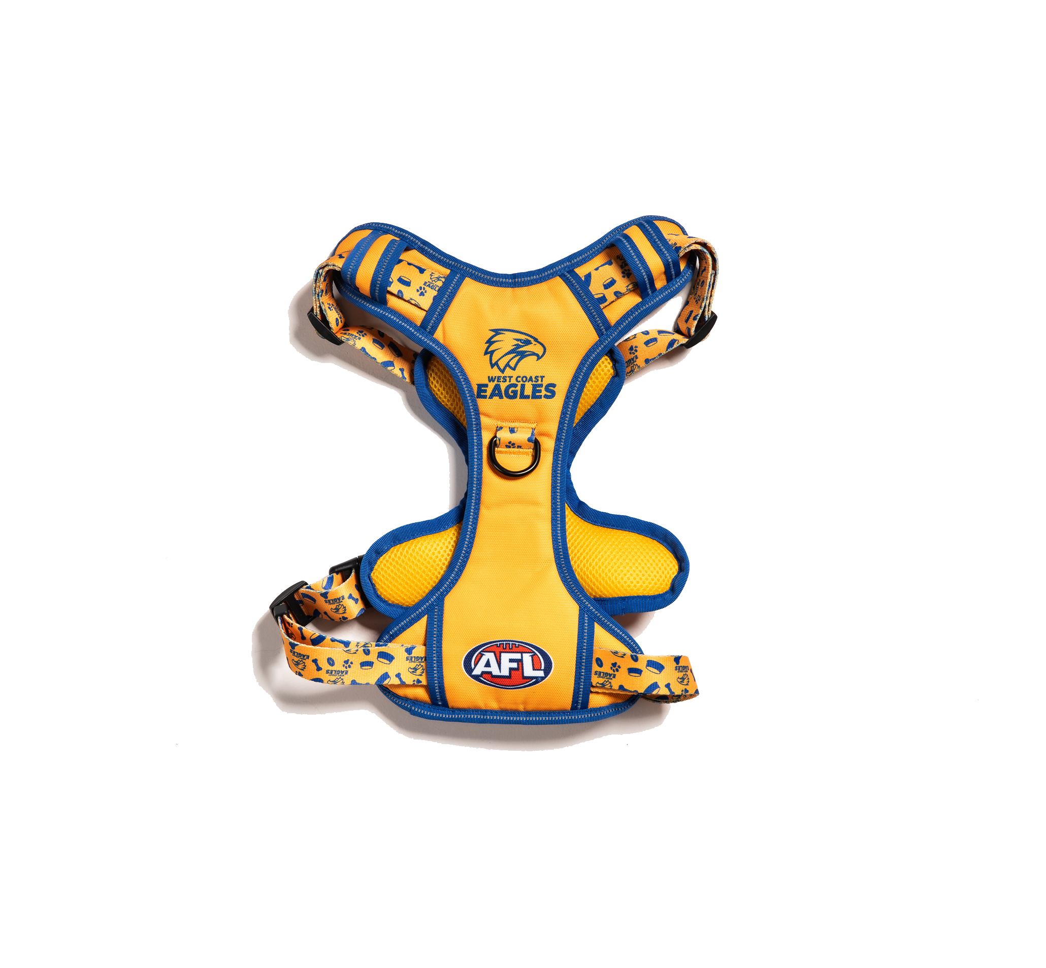 West Coast Eagles AFL Dog Harness XS-XL