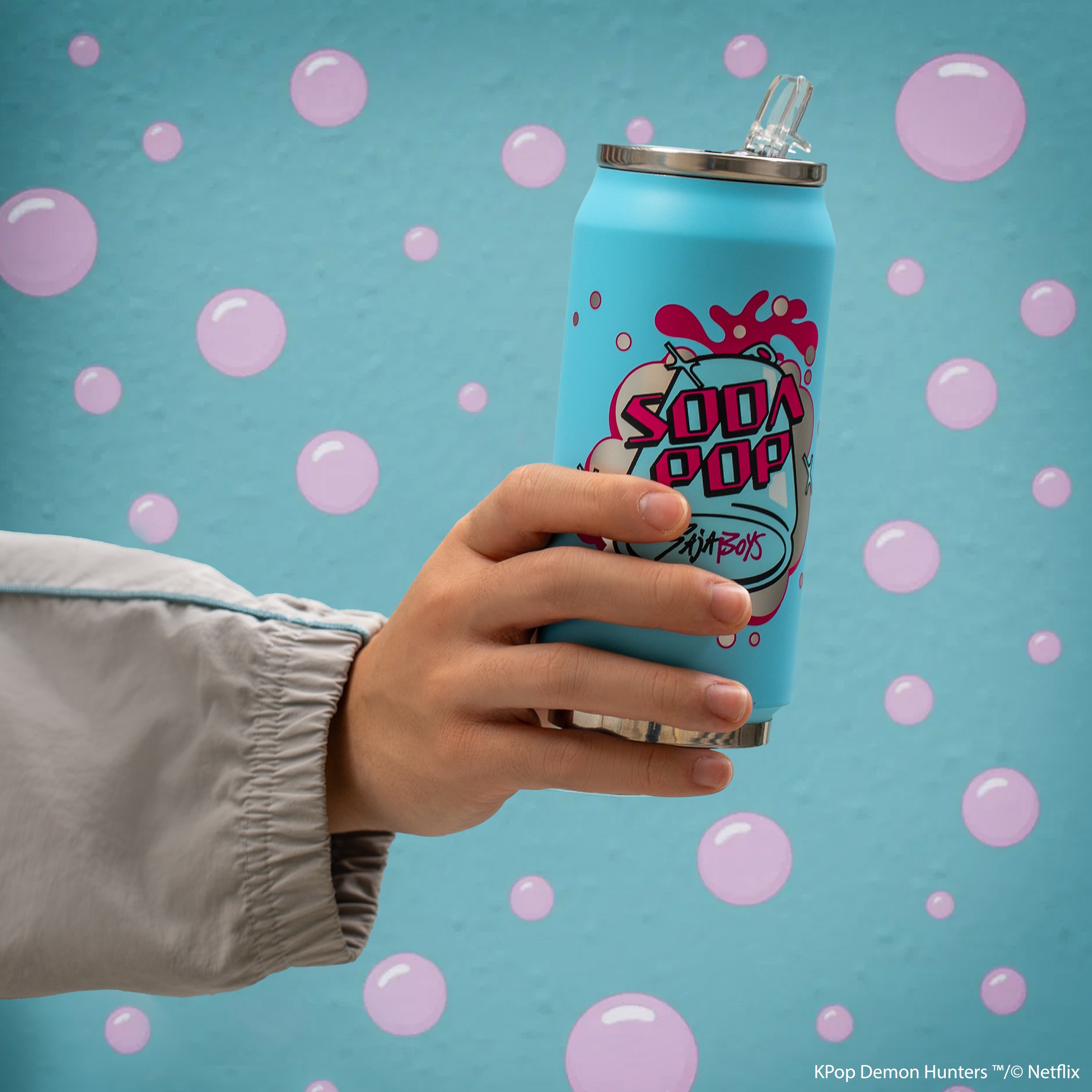 K-Pop Demon Hunters Mini Water Bottle Soda Pop Can