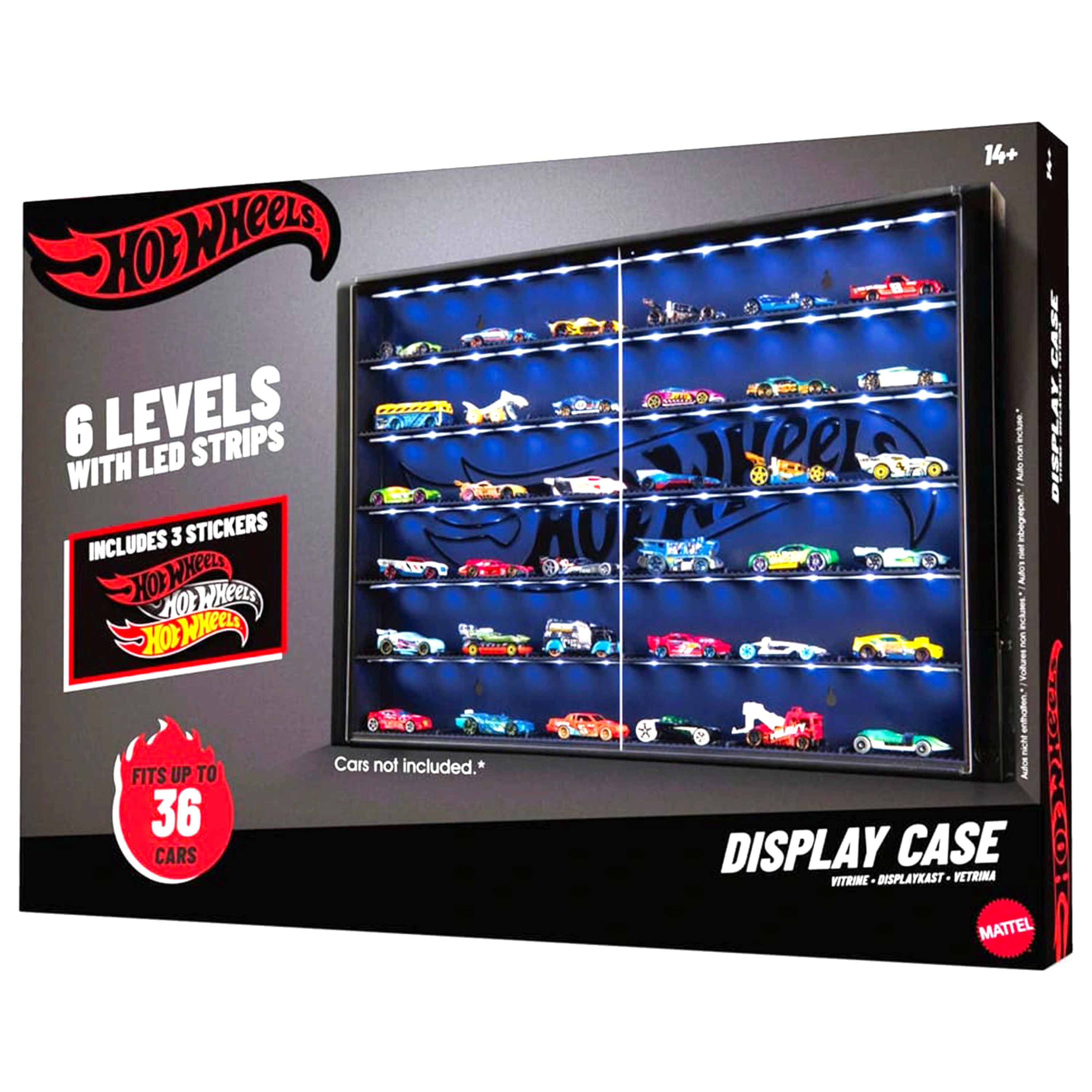 Hot Wheels 36 Car LED Display Case