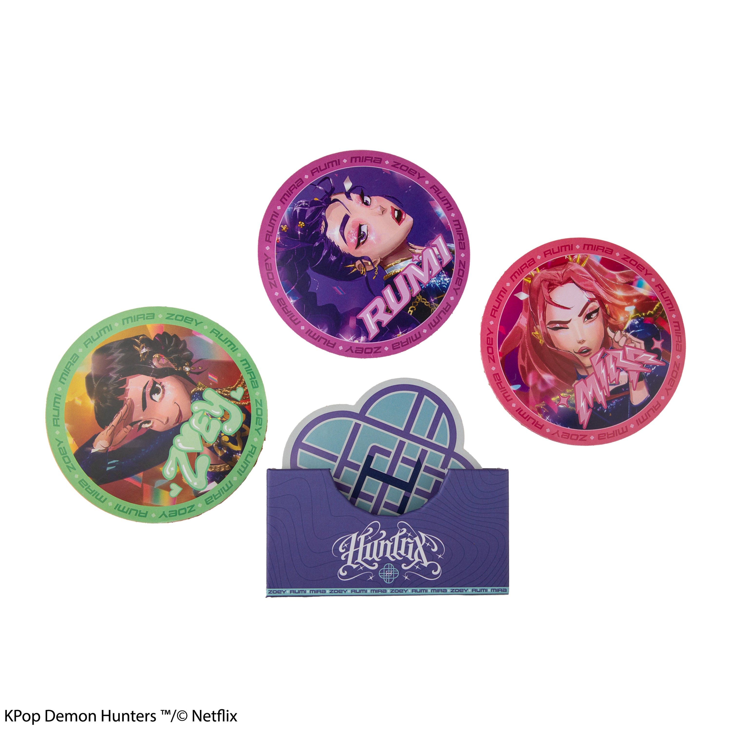 K-Pop Demon Hunters HUNTR/X Set of 4 Coasters