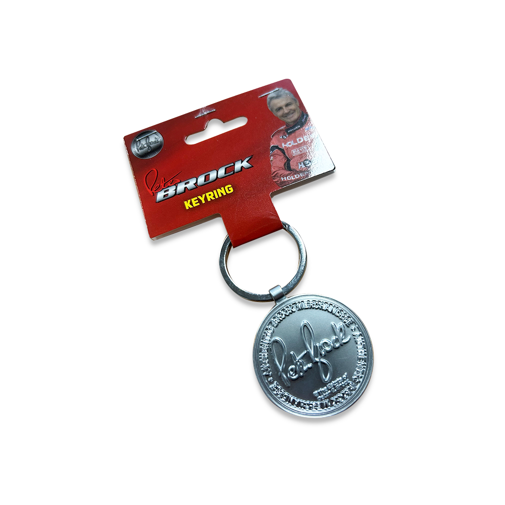 PETER BROCK KEYRING