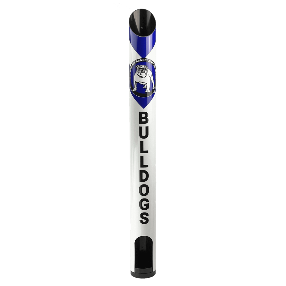 RETRO CANTERBURY BULLDOGS NRL STUBBY HOLDER DISPENSER