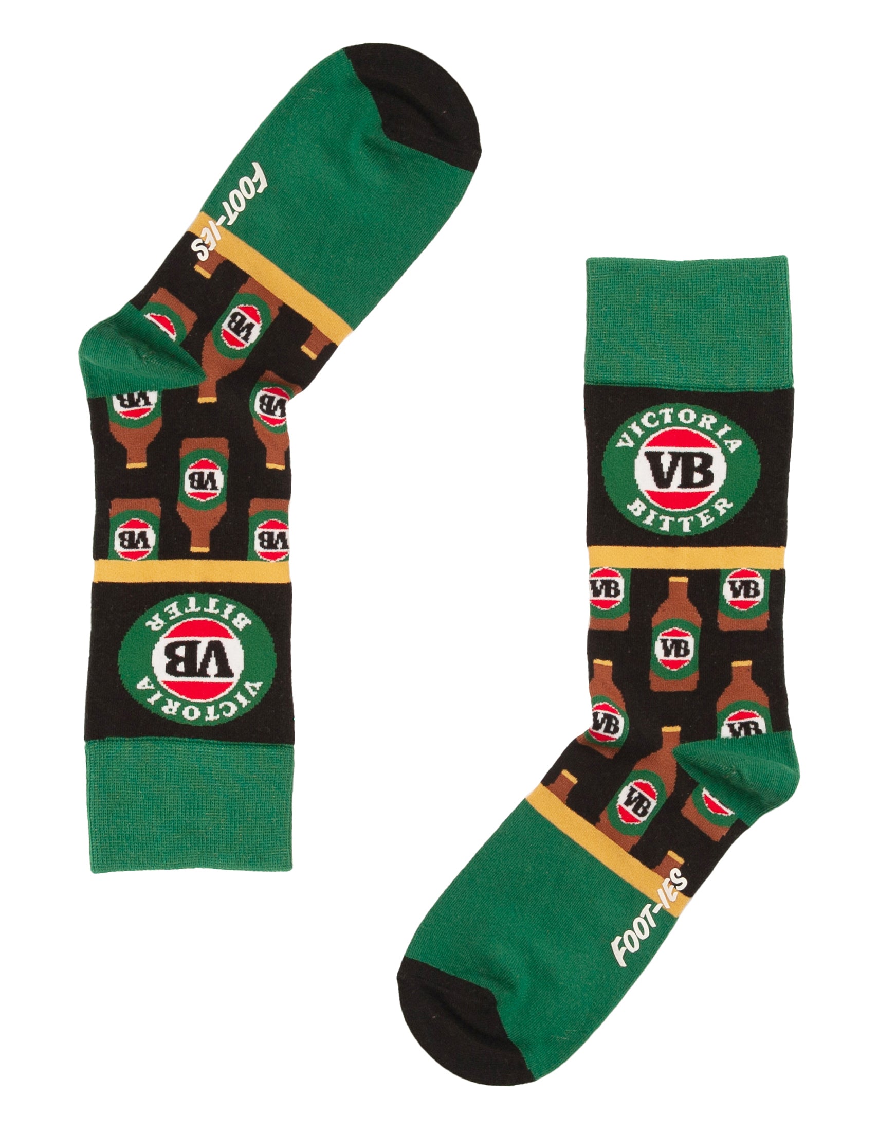 VB HARD EARNED THIRST ORGANIC COTTON SOCK - BLACK - M/L