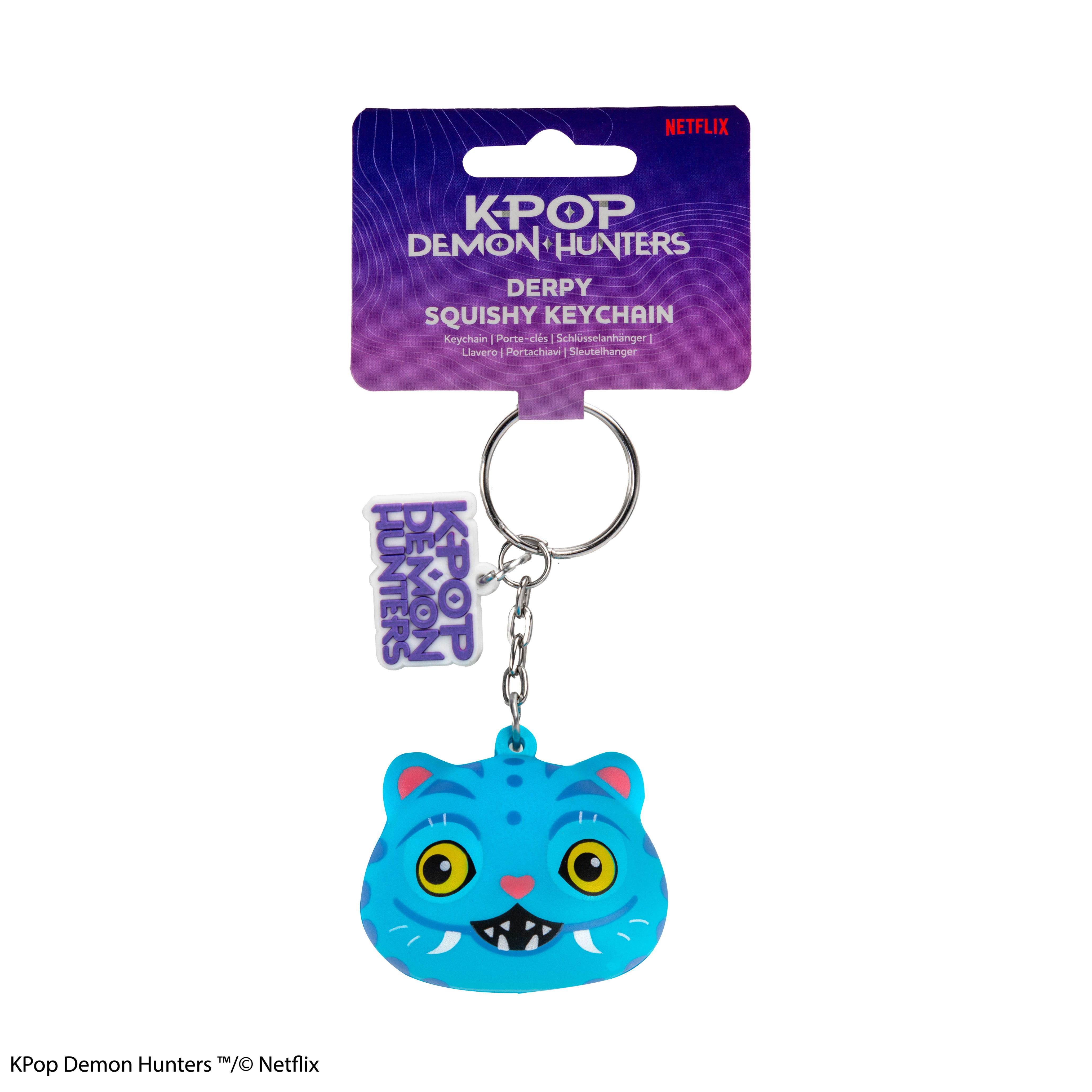 K-Pop Demon Hunters Derpy Squishy Keychain