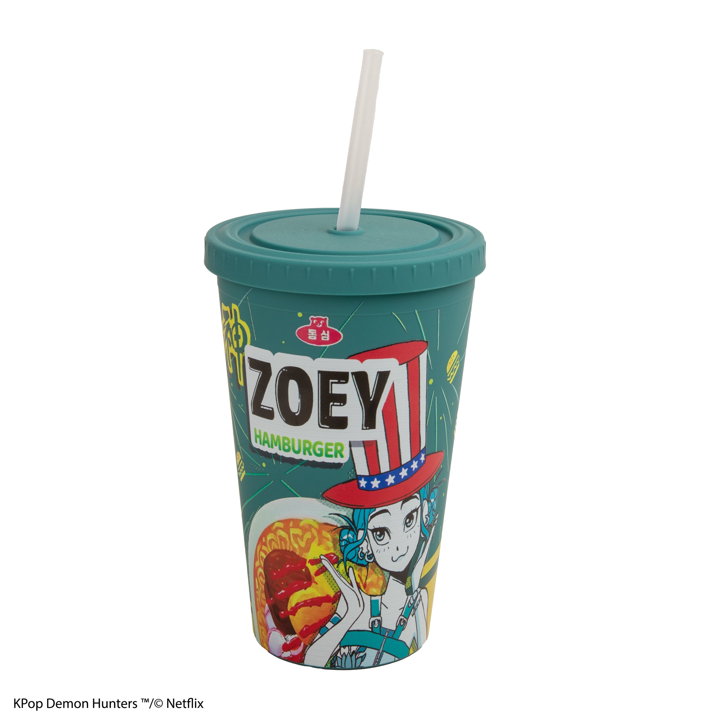 K-Pop Demon Hunters Zoey Hamburger Tumbler