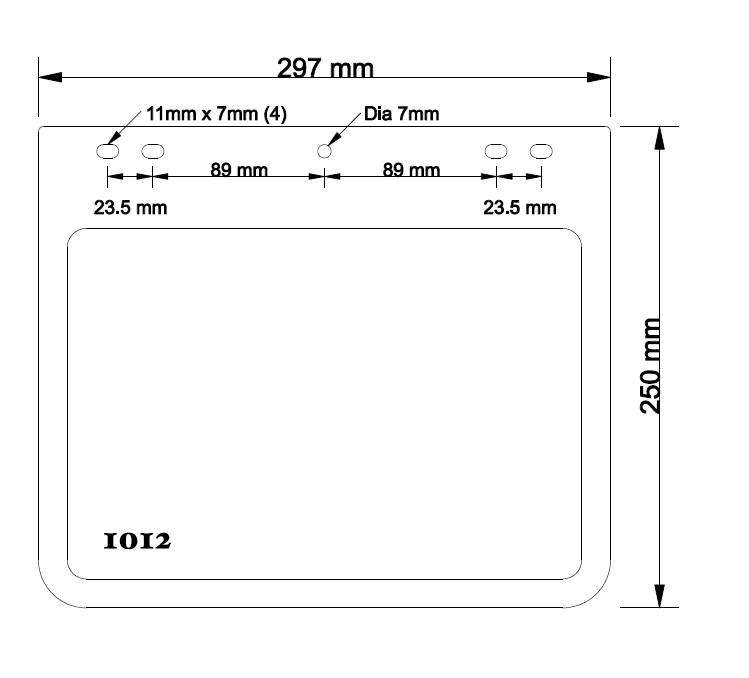 Brisbane Broncos NRL Mud Flaps