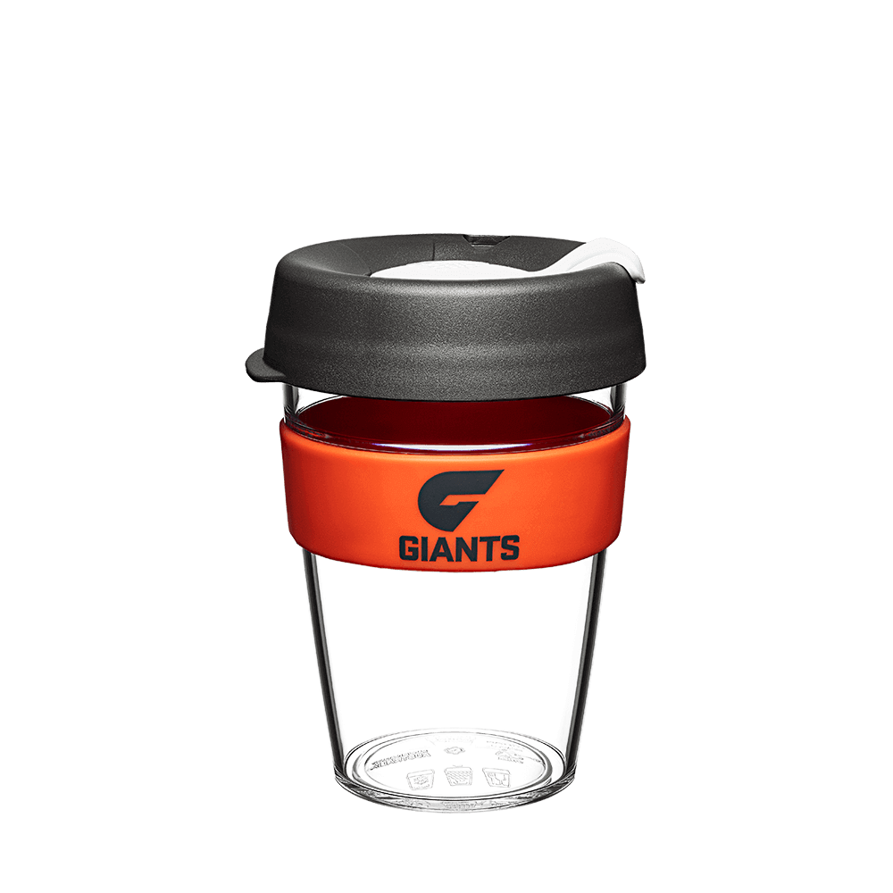 AFL CLEAR PLASTIC KEEPKUP (DIFFERENT SIZES)_GSW GIANTS_STUBBY CLUB