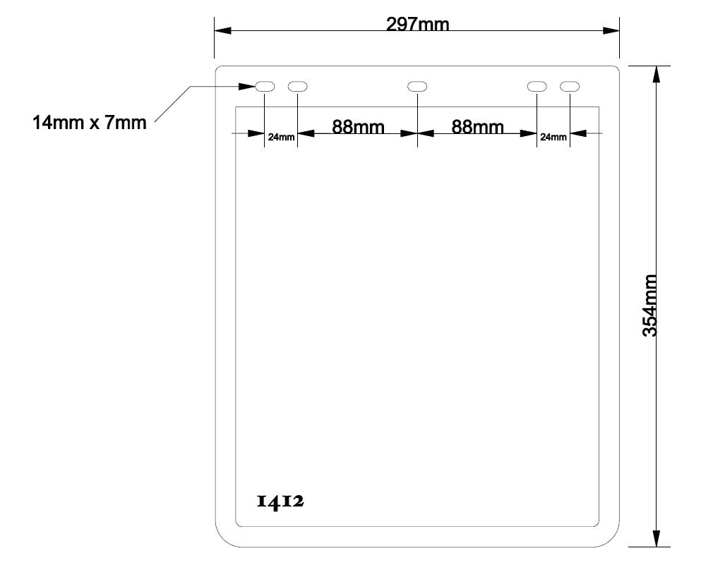 Canberra Raiders NRL Mud Flaps