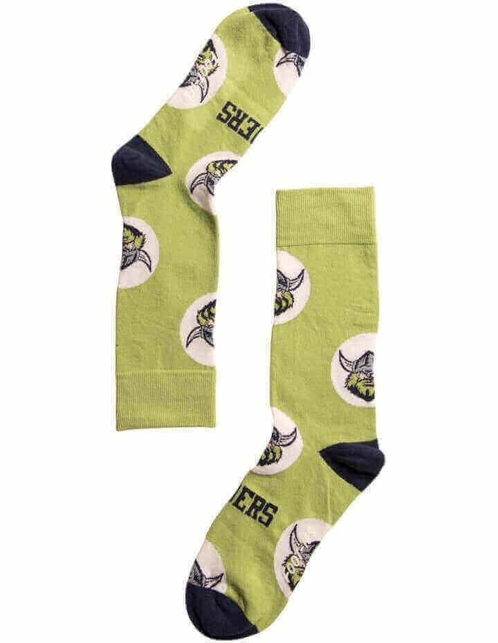 CANBERRA RAIDERS NRL LOGO DOTS SOCKS M/L_CANBERRA RAIDERS_ STUBBY CLUB