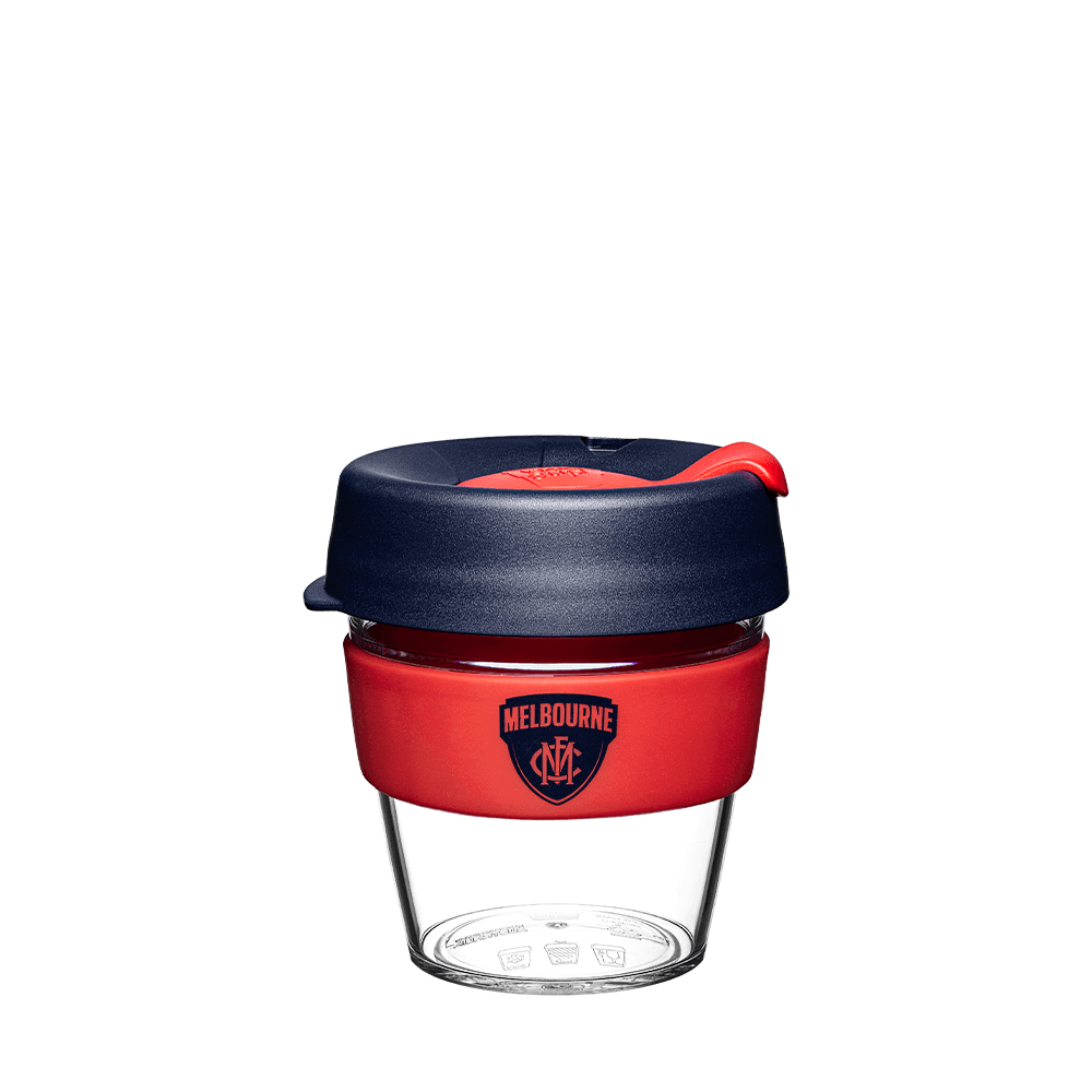 MELBOURNE DEMONS AFL CLEAR PLASTIC KEEPBREW_MELBOURNE DEMONS_STUBBY CLUB