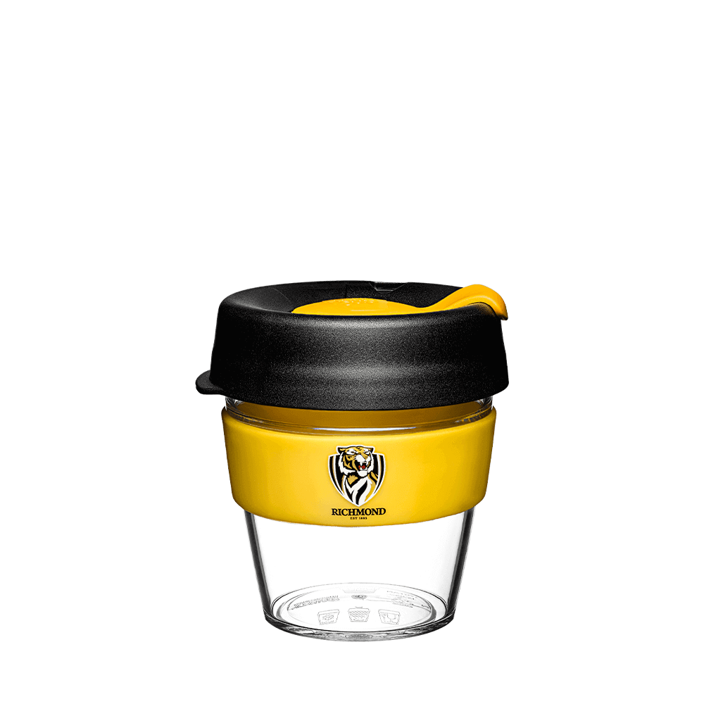 AFL CLEAR PLASTIC KEEPKUP (DIFFERENT SIZES)_RICHMOND TIGER_STUBBY CLUB