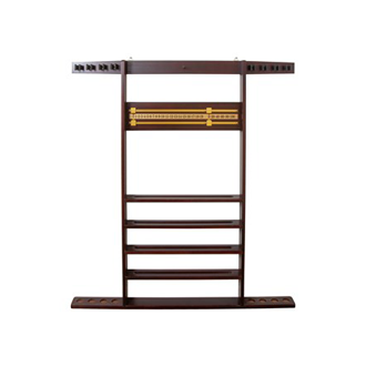 Combi Cue Rack-Mahogany