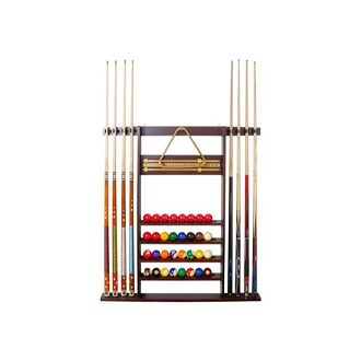 Combi Cue Rack-Mahogany